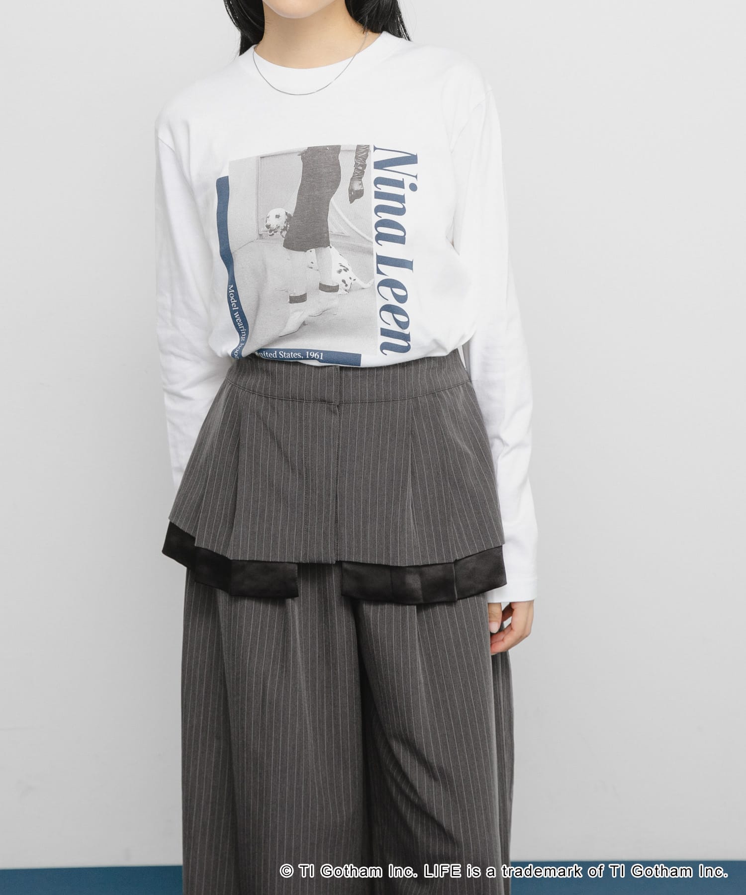 GOOD ROCK SPEED　LIFE PC TEE WHITE FREE