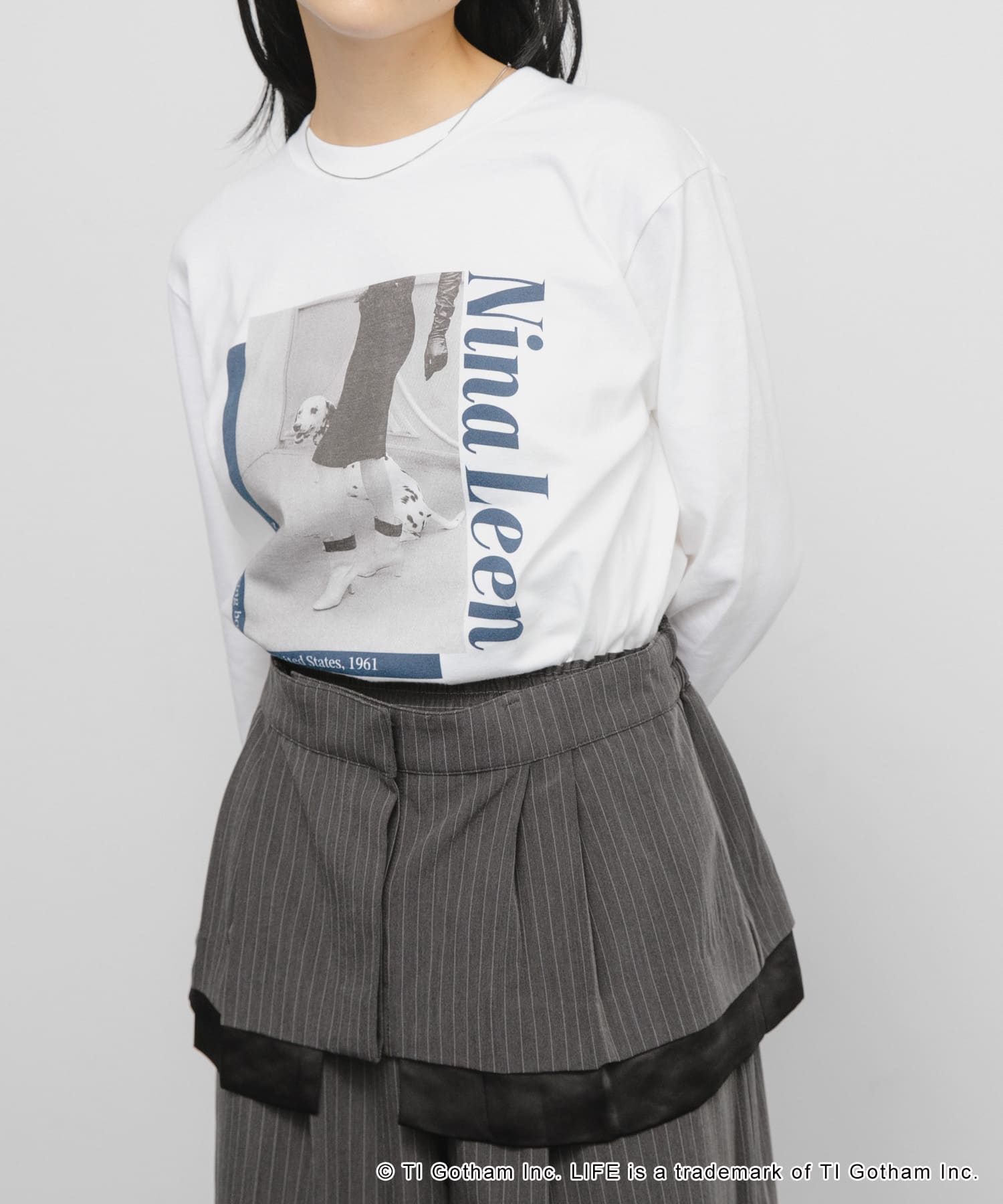 GOOD ROCK SPEED　LIFE PC TEE WHITE FREE