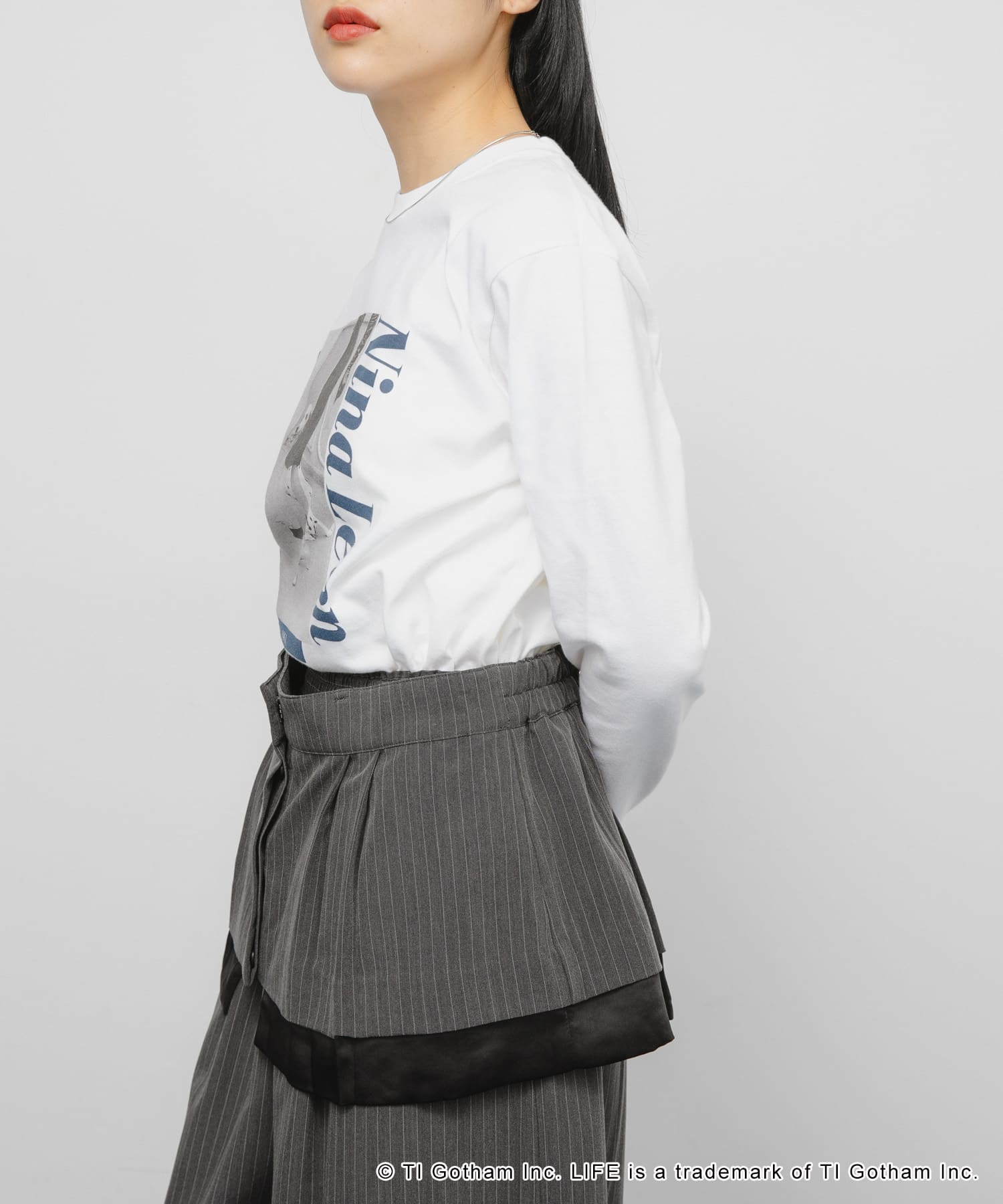 GOOD ROCK SPEED　LIFE PC TEE WHITE FREE