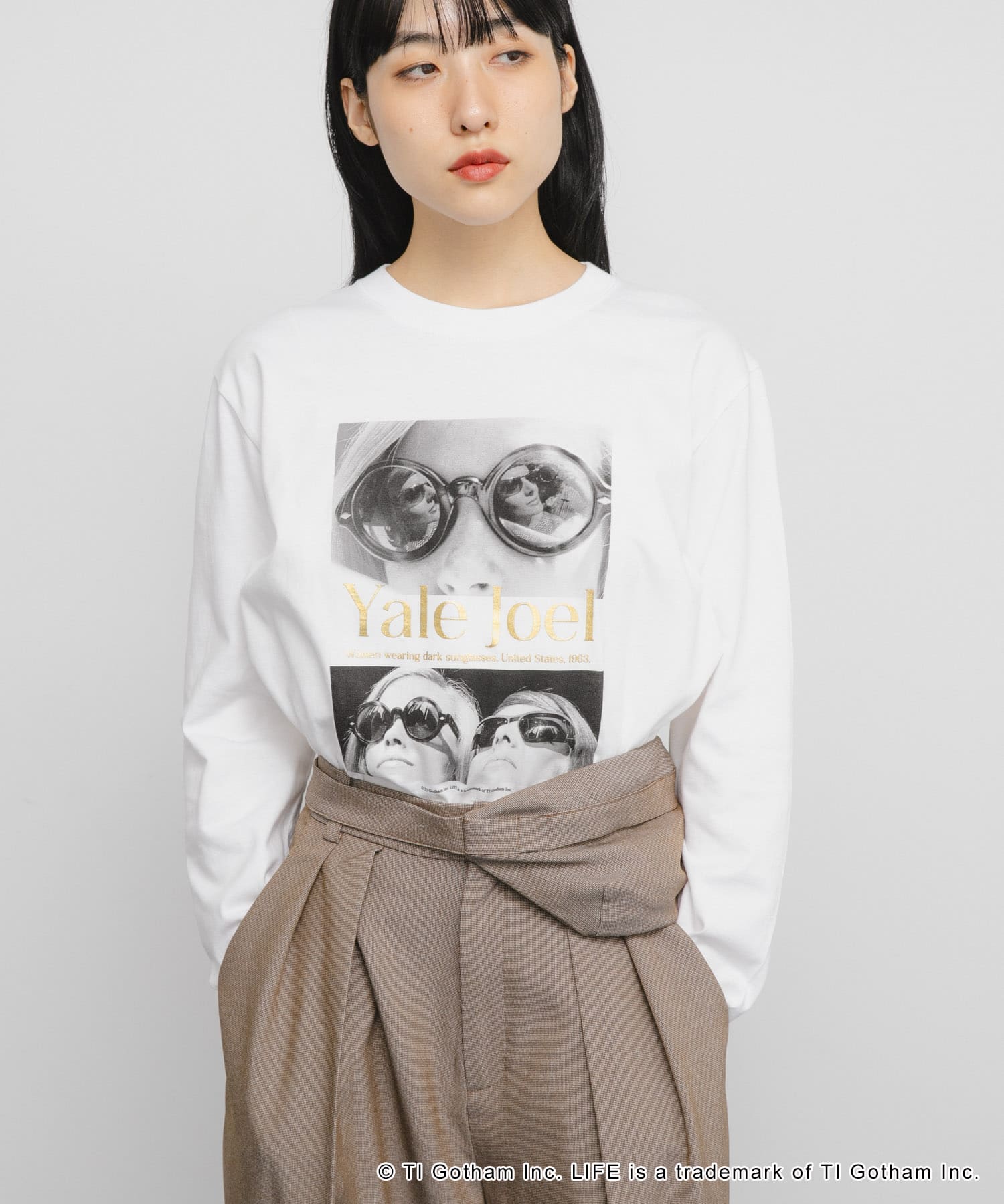 GOOD ROCK SPEED　LIFE PC TEE WHITE FREE