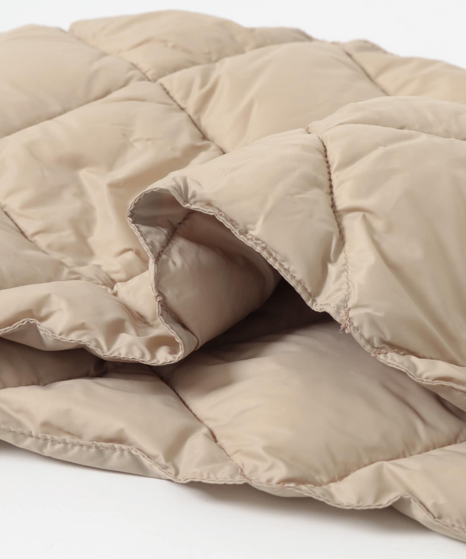 TAION　CITY DOWN SCARF G.BEIGE One