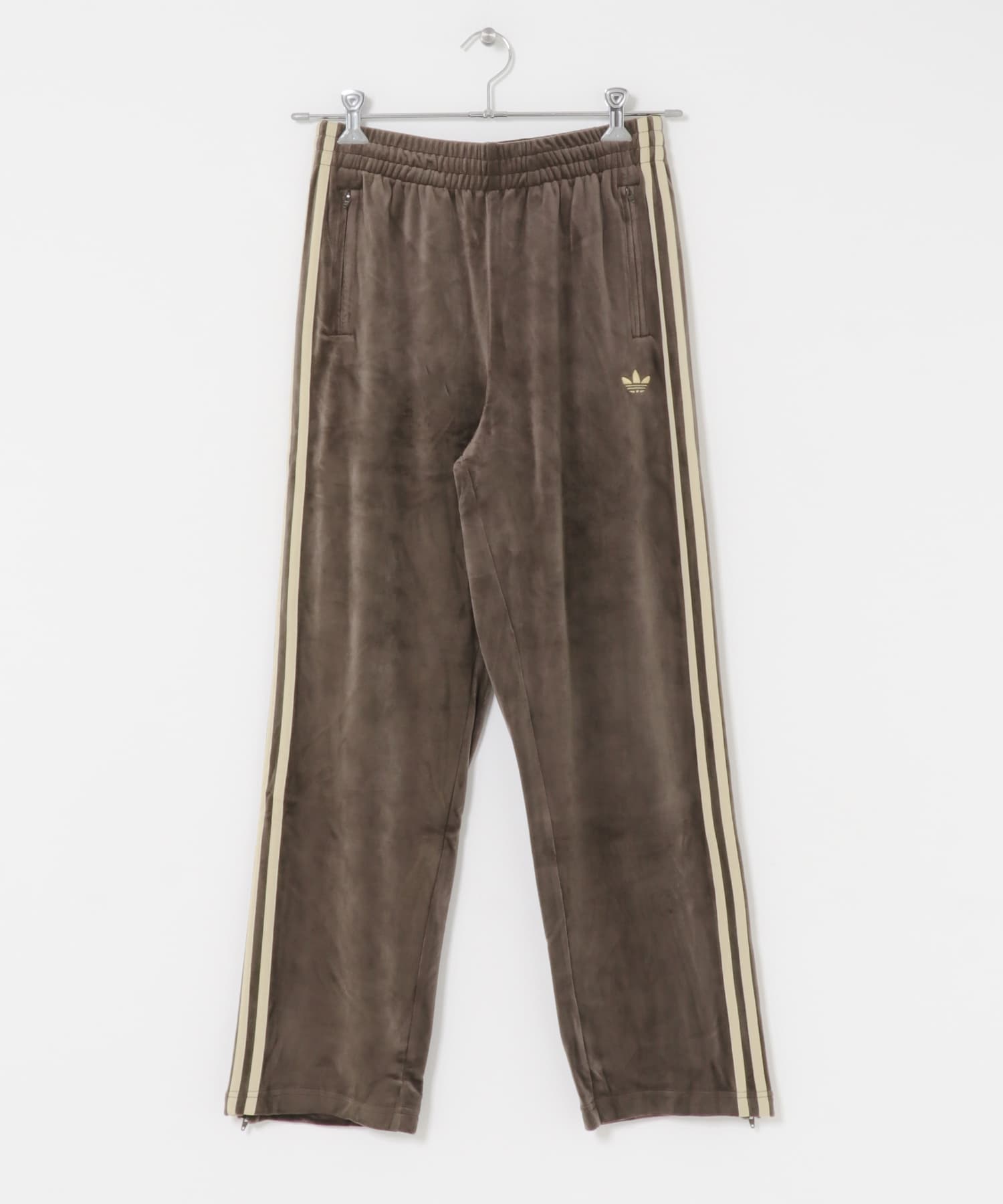 adidas　FB TRACKPANT VELOUR D.BROWN XS