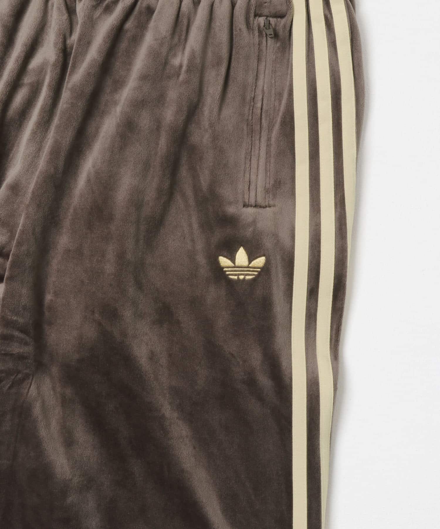 adidas　FB TRACKPANT VELOUR D.BROWN XS