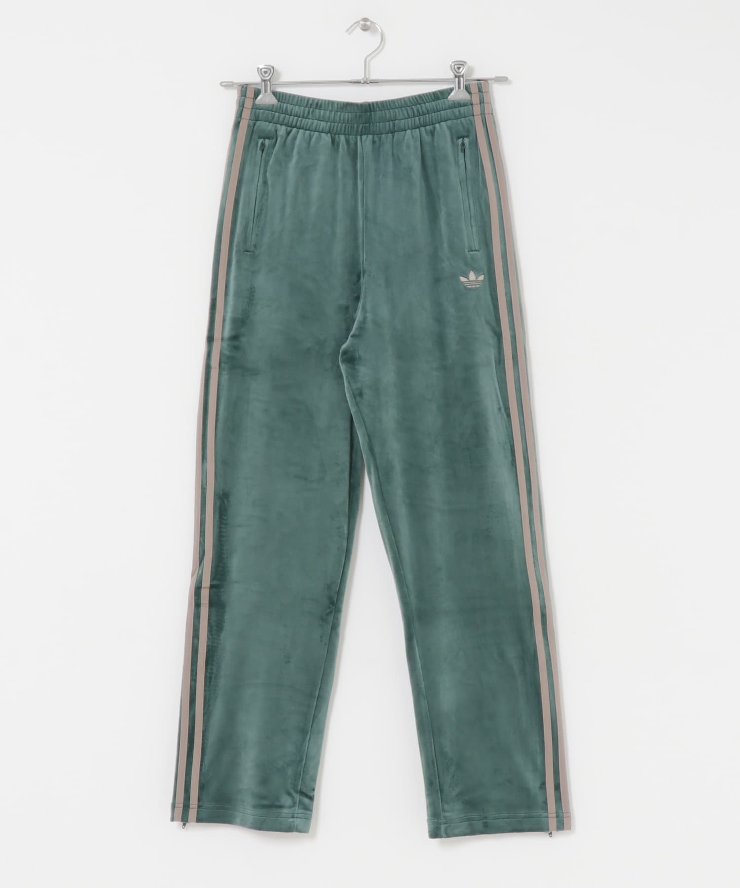 adidas　FB TRACKPANT VELOUR SHADOW GRN XS