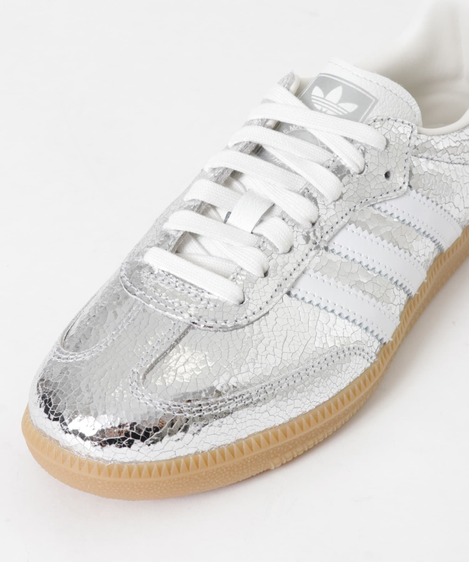 adidas　SAMBA OG W SILVER 23.5