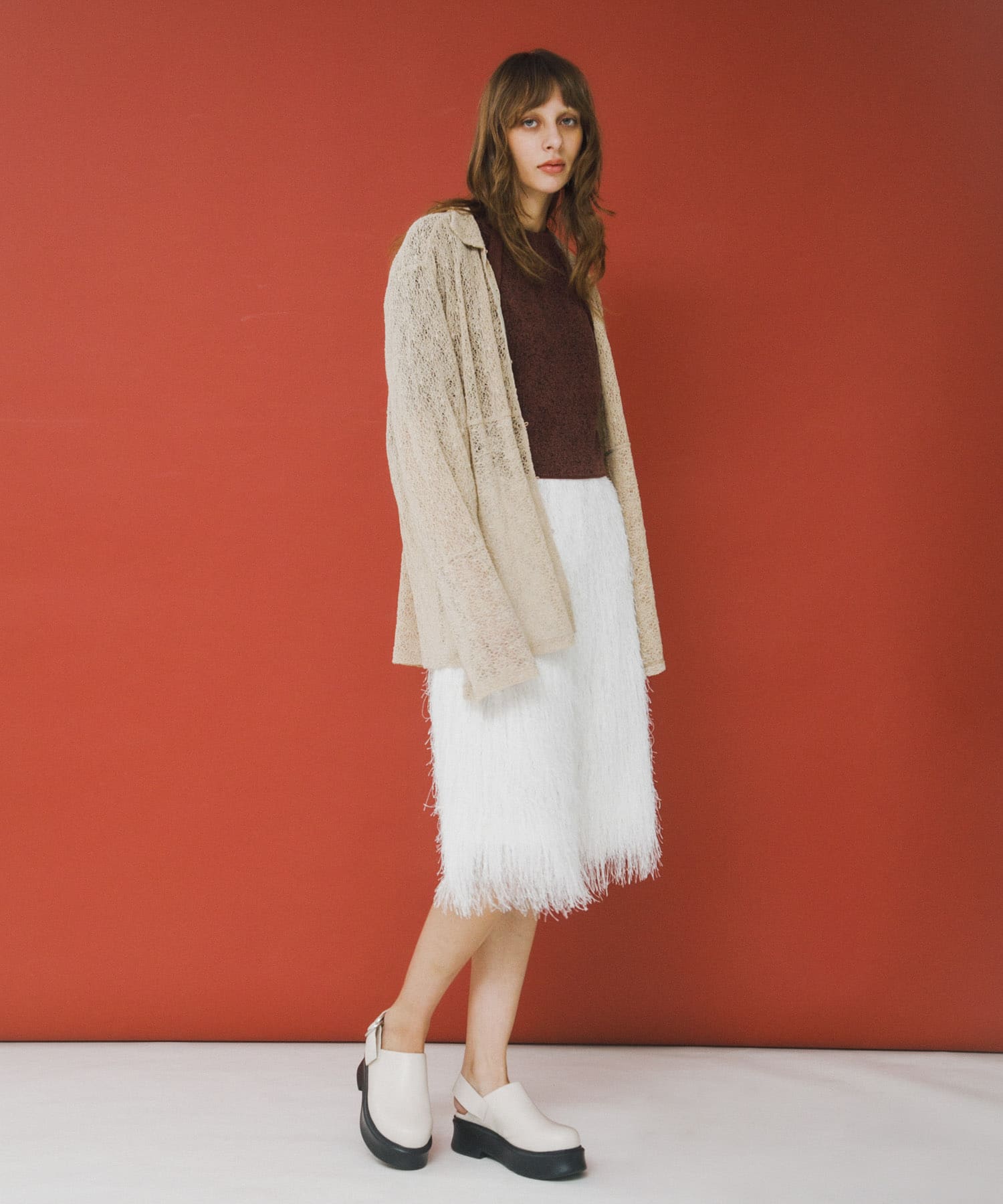 melon lace shirts サブレ Free