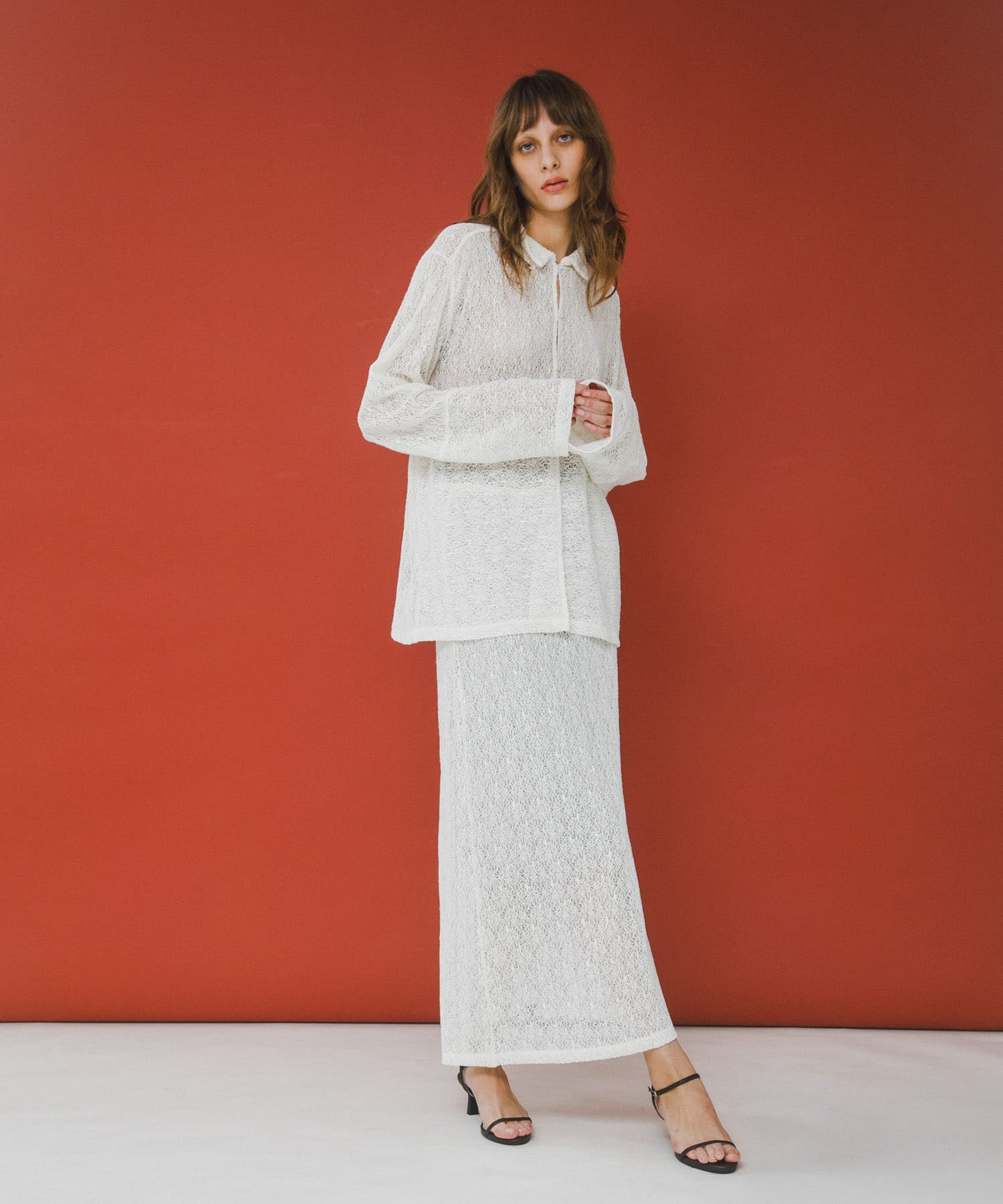 melon lace shirts パール Free