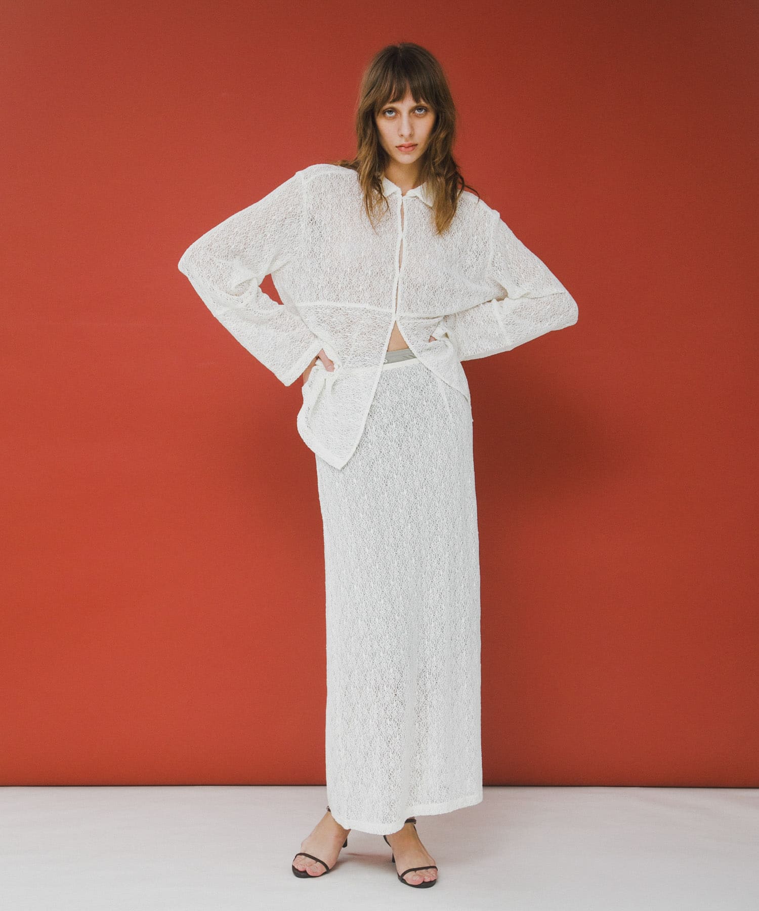 melon lace shirts パール Free