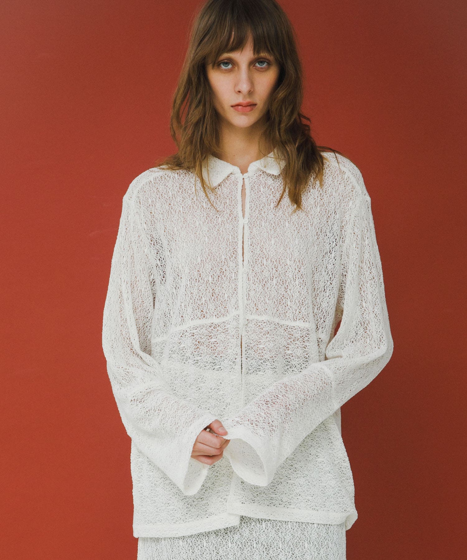 melon lace shirts パール Free