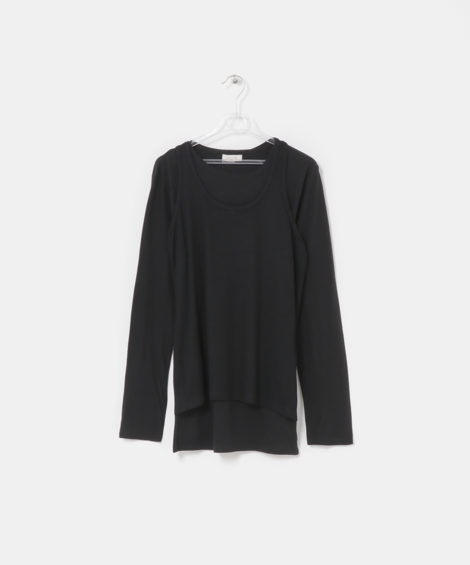 layered long set tee インク Free