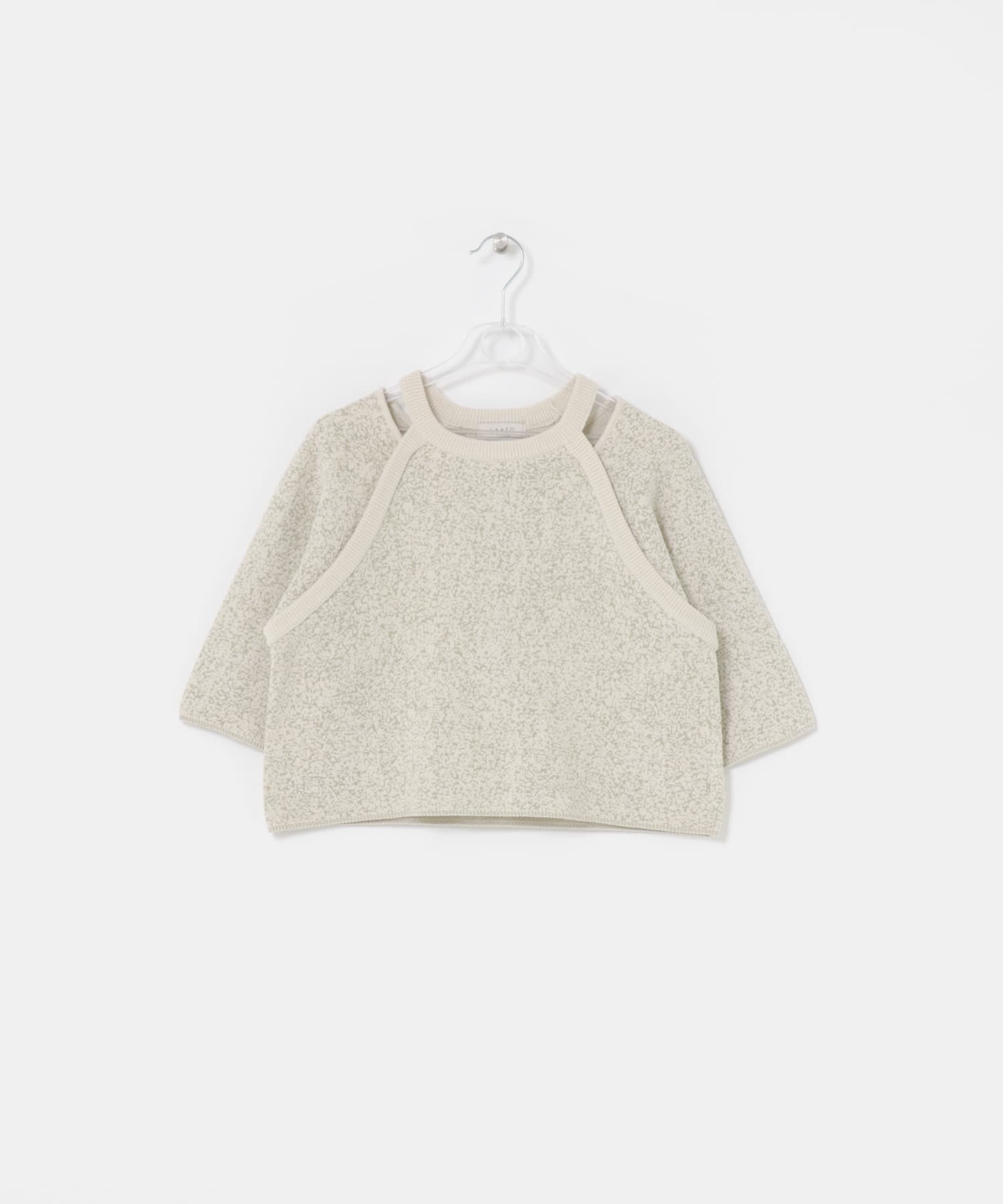 jacquard shortsleeve knit サブレ Free