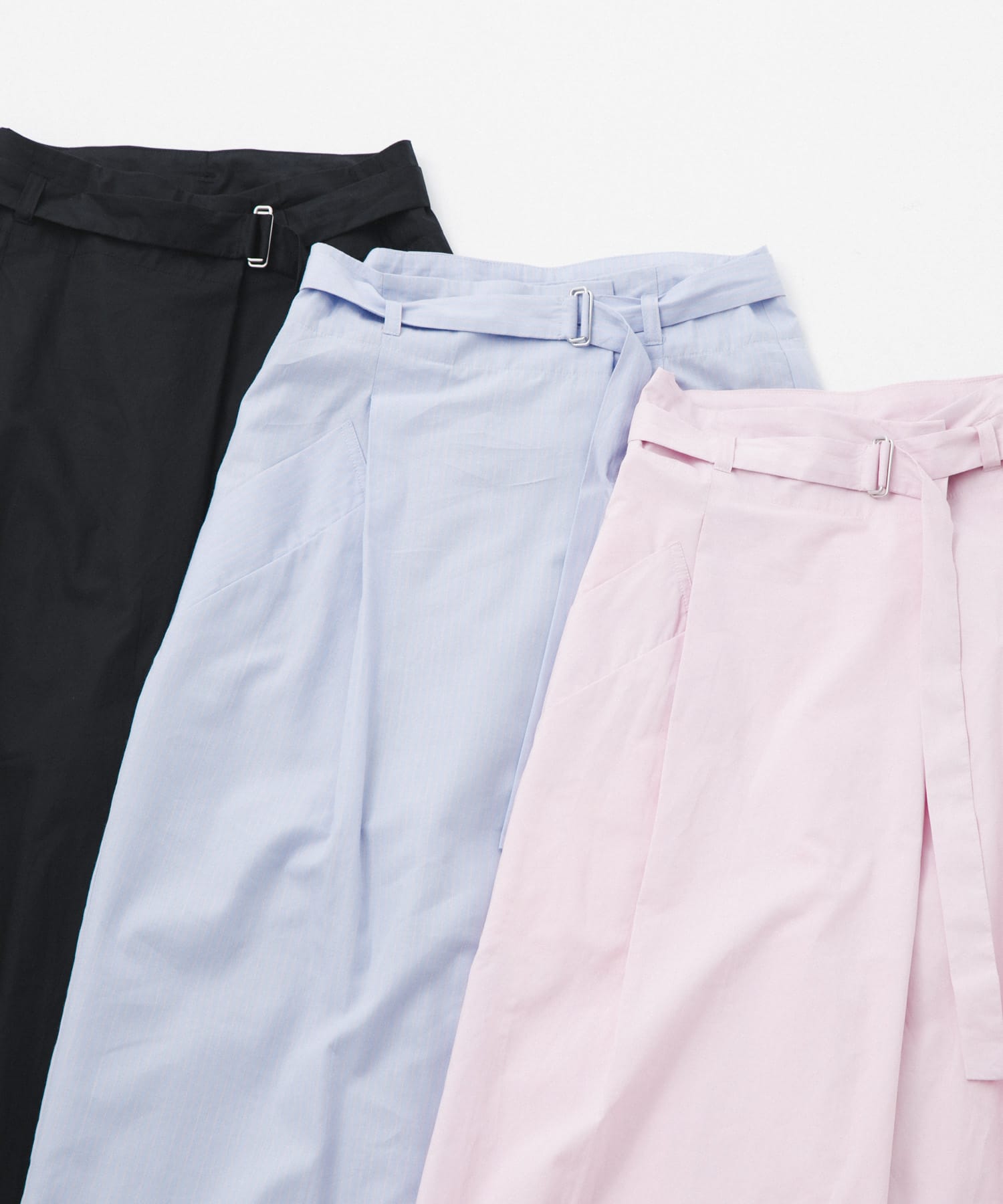 wrap wide pants ラブ Free