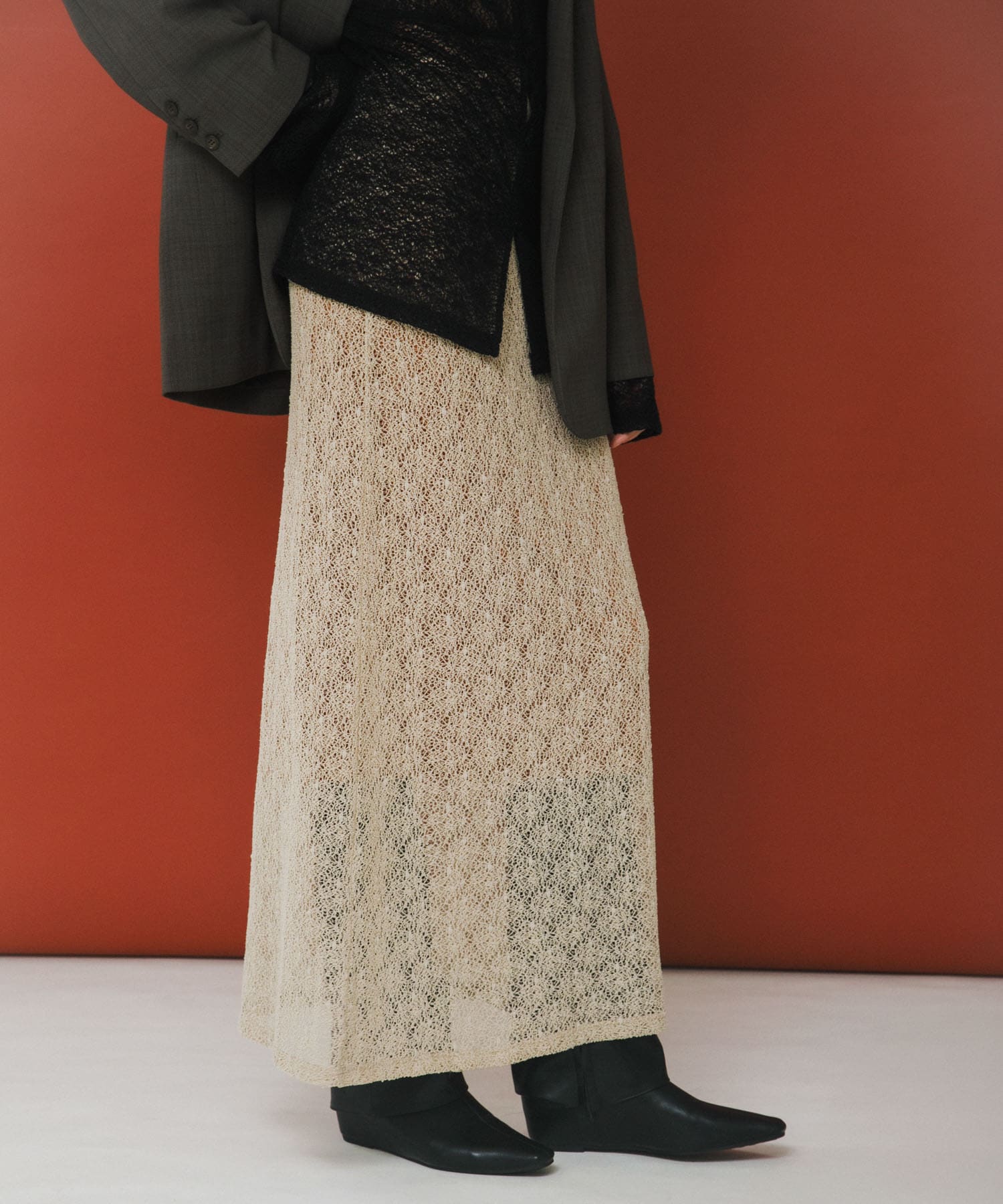 melon lace skirt サブレ Free