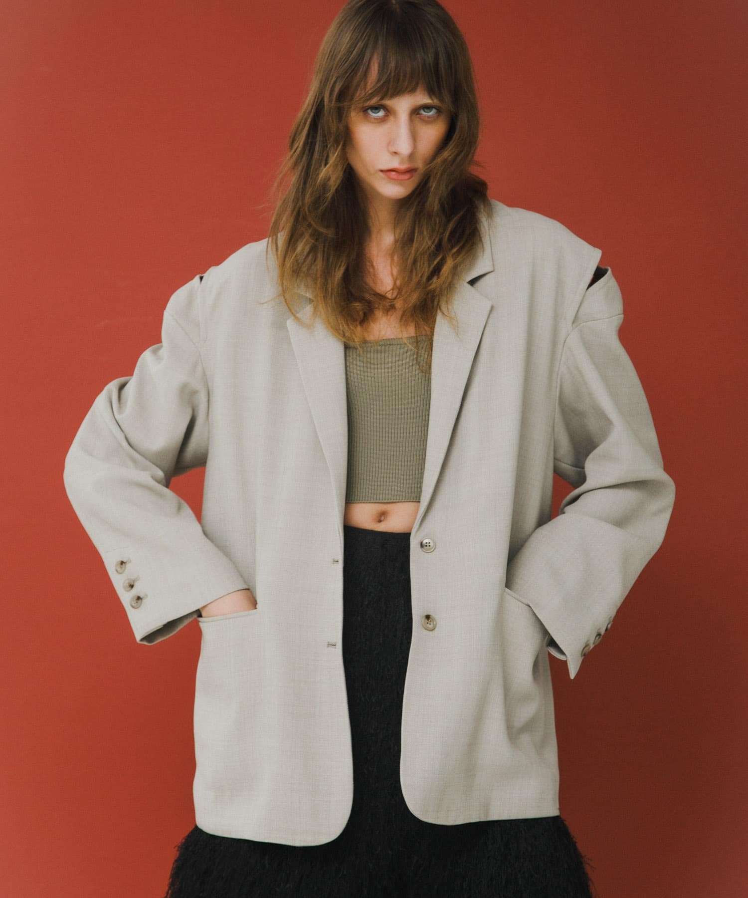 over tailored  jacket