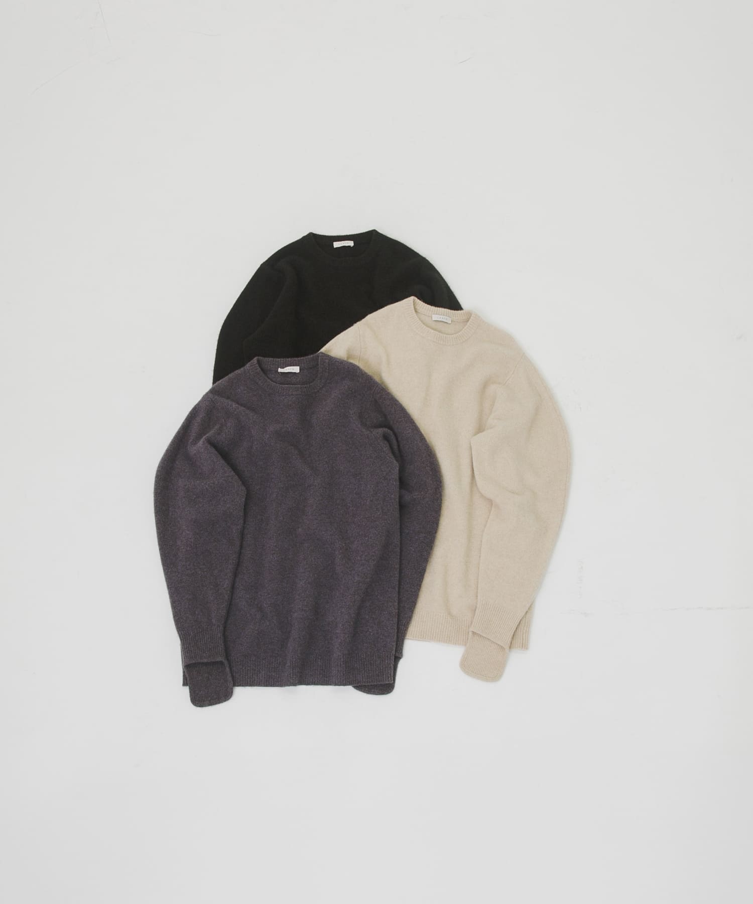 yak wool relax knit モーブ FREE