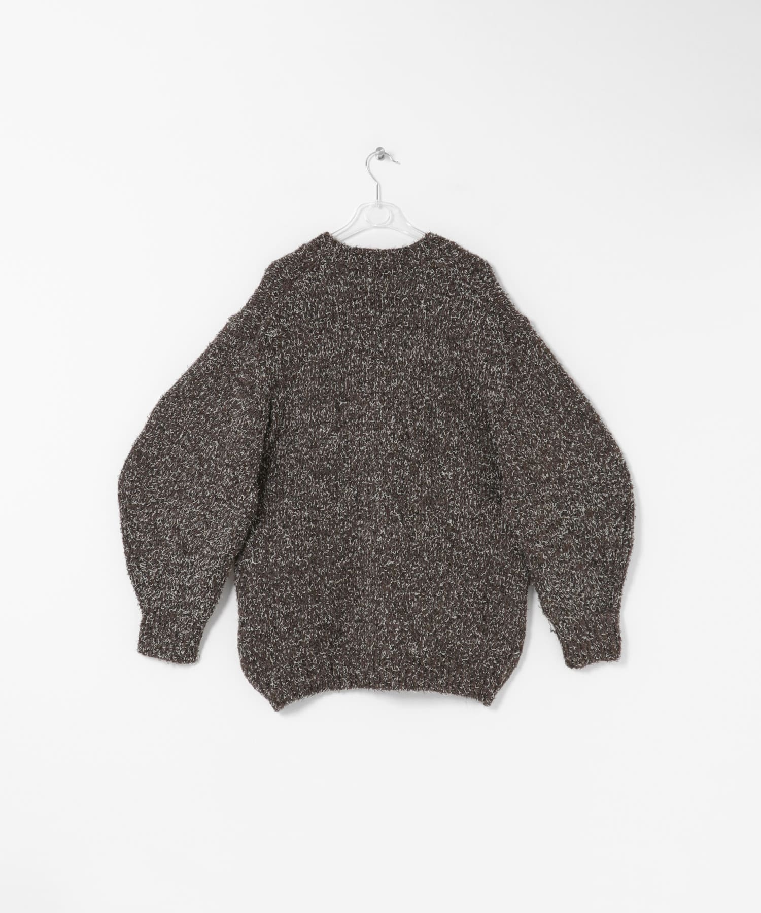 mix loose cardigan チョコレートミックス FREE