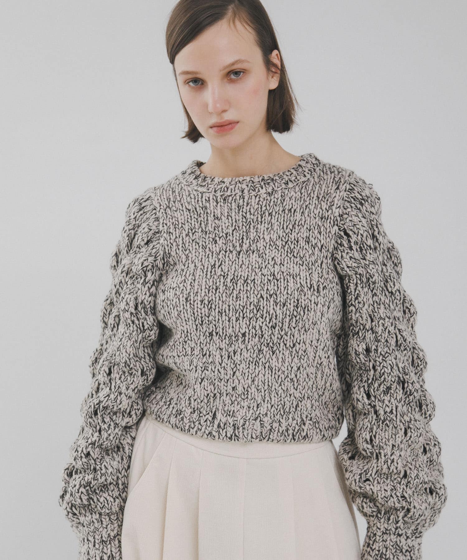 lantern long sleeve knit(Free クリーム): トップス｜URBAN RESEARCH