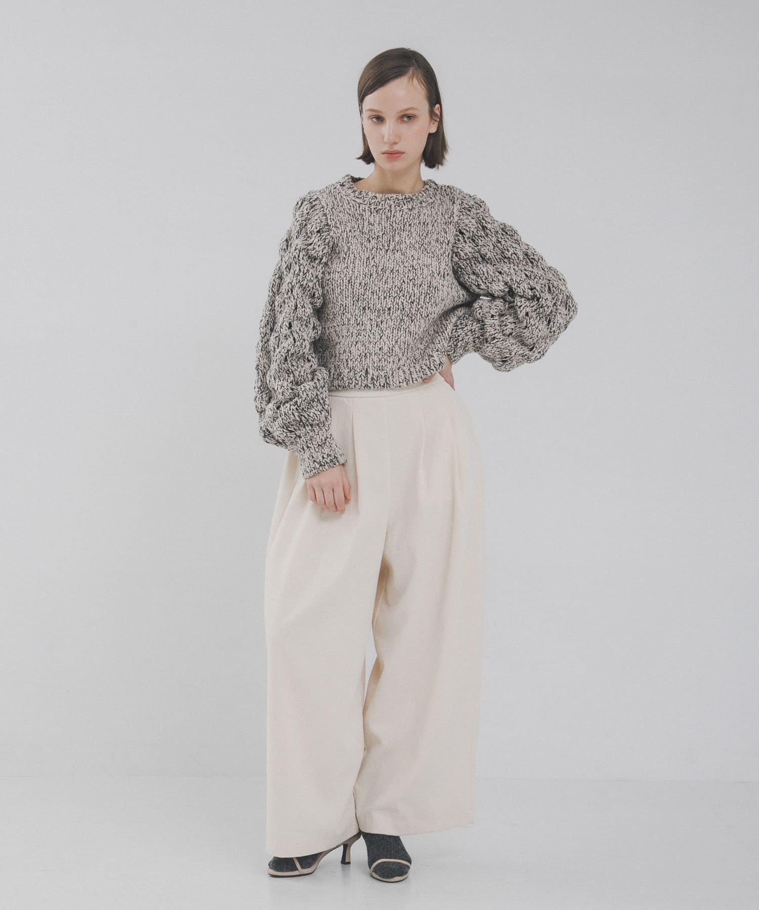 lantern long sleeve knit(Free クリーム): トップス｜URBAN RESEARCH