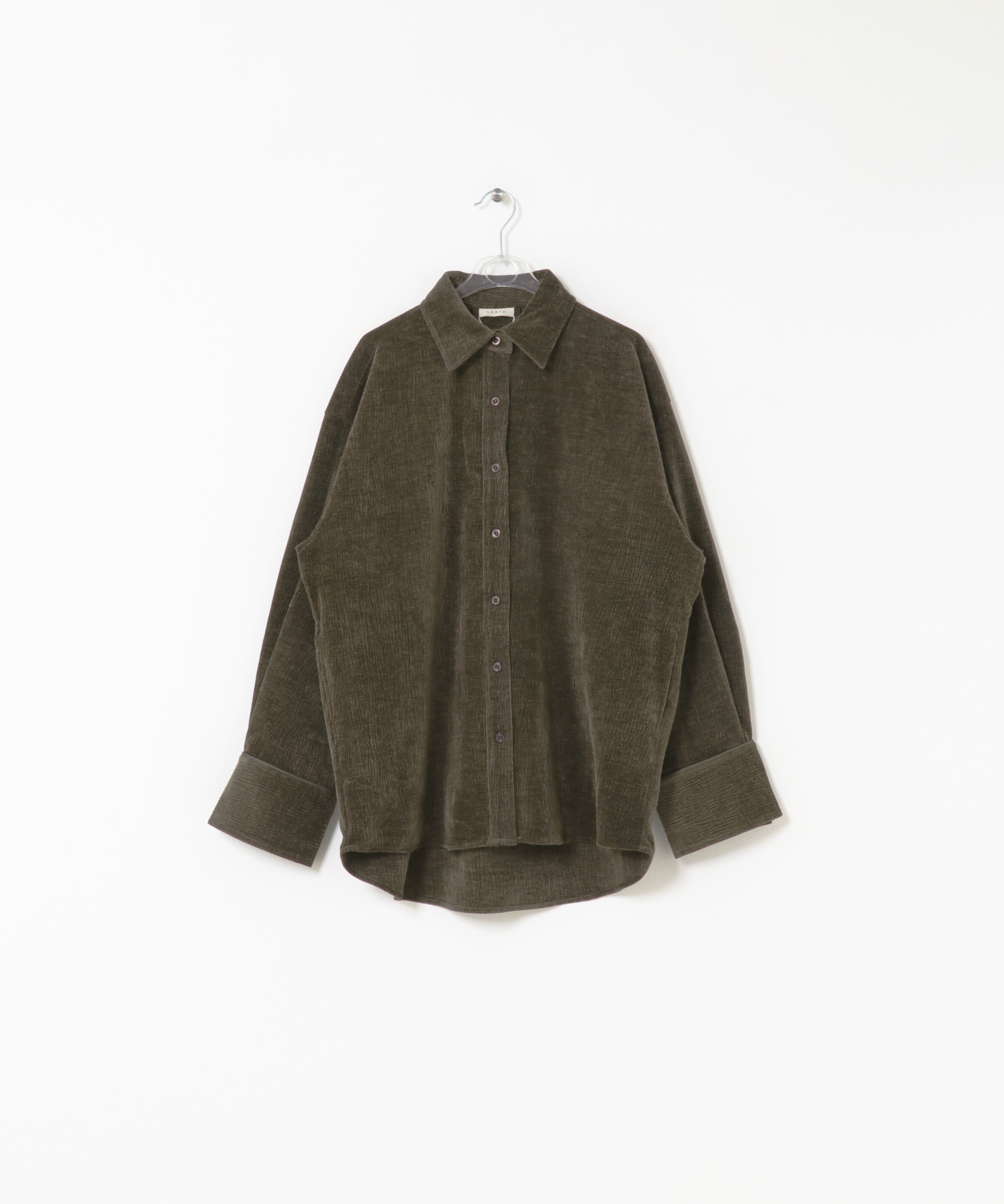 wrinkle velor shirts シャドウ FREE