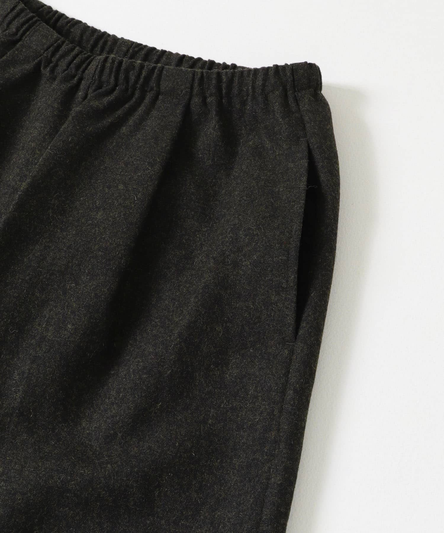 frill frill wool pants モス Free