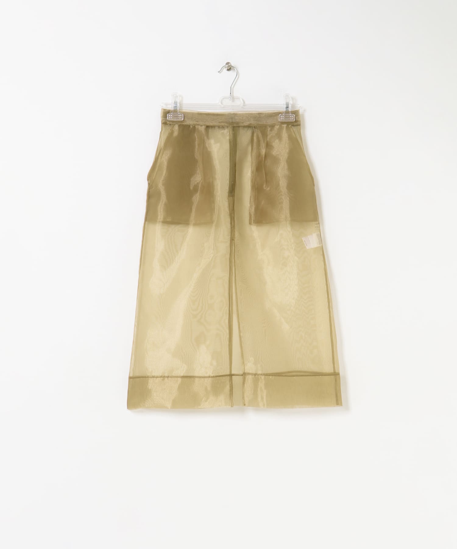 sheer midi skirt