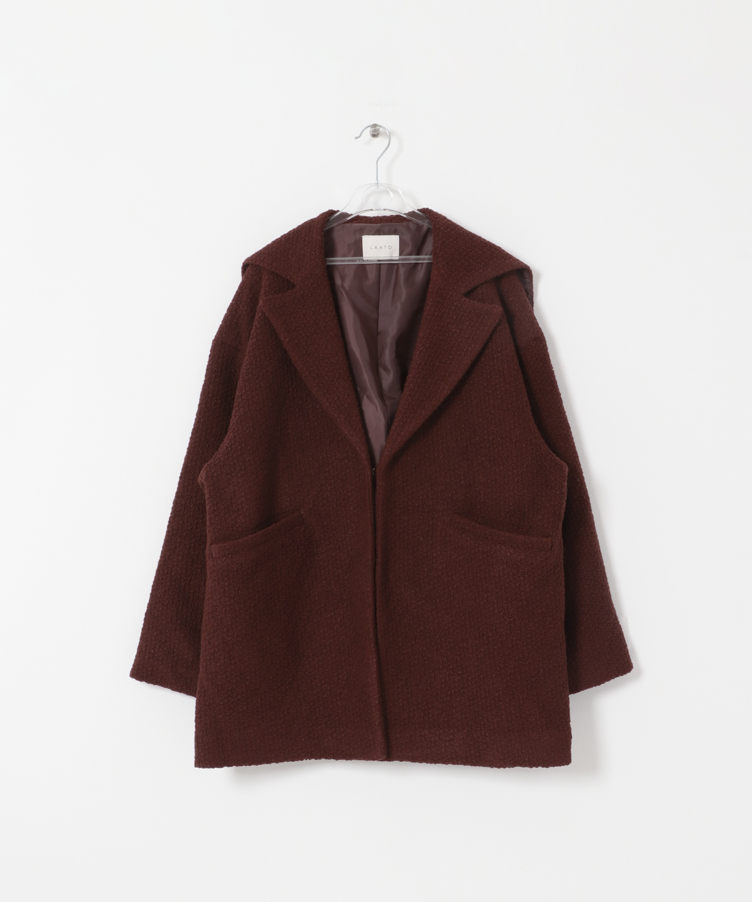 sailor collar coat マロン FREE