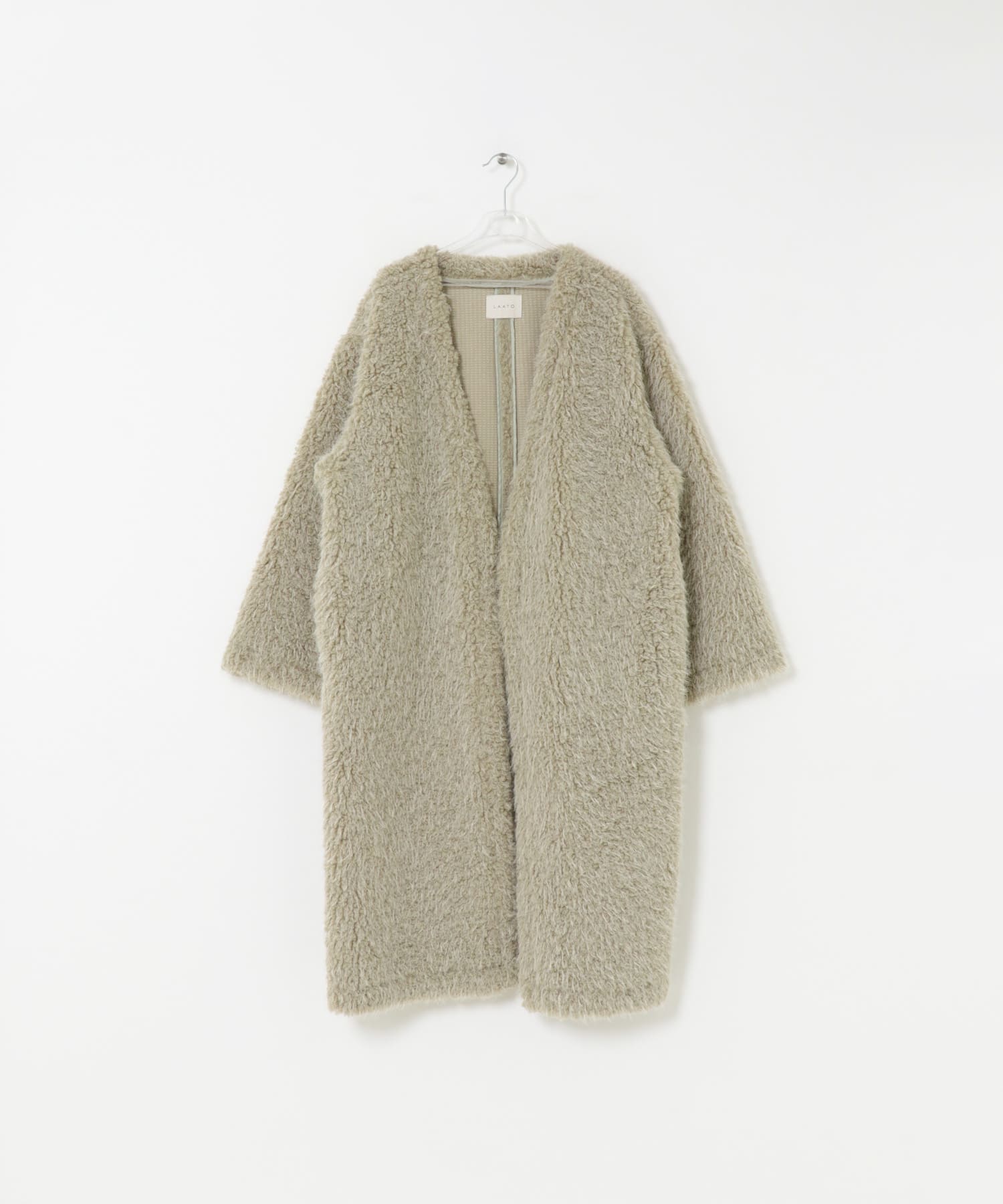 long boa coat モス Free