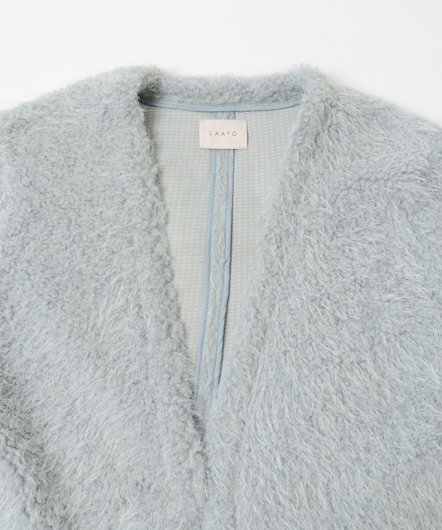 long boa coat スカイ Free