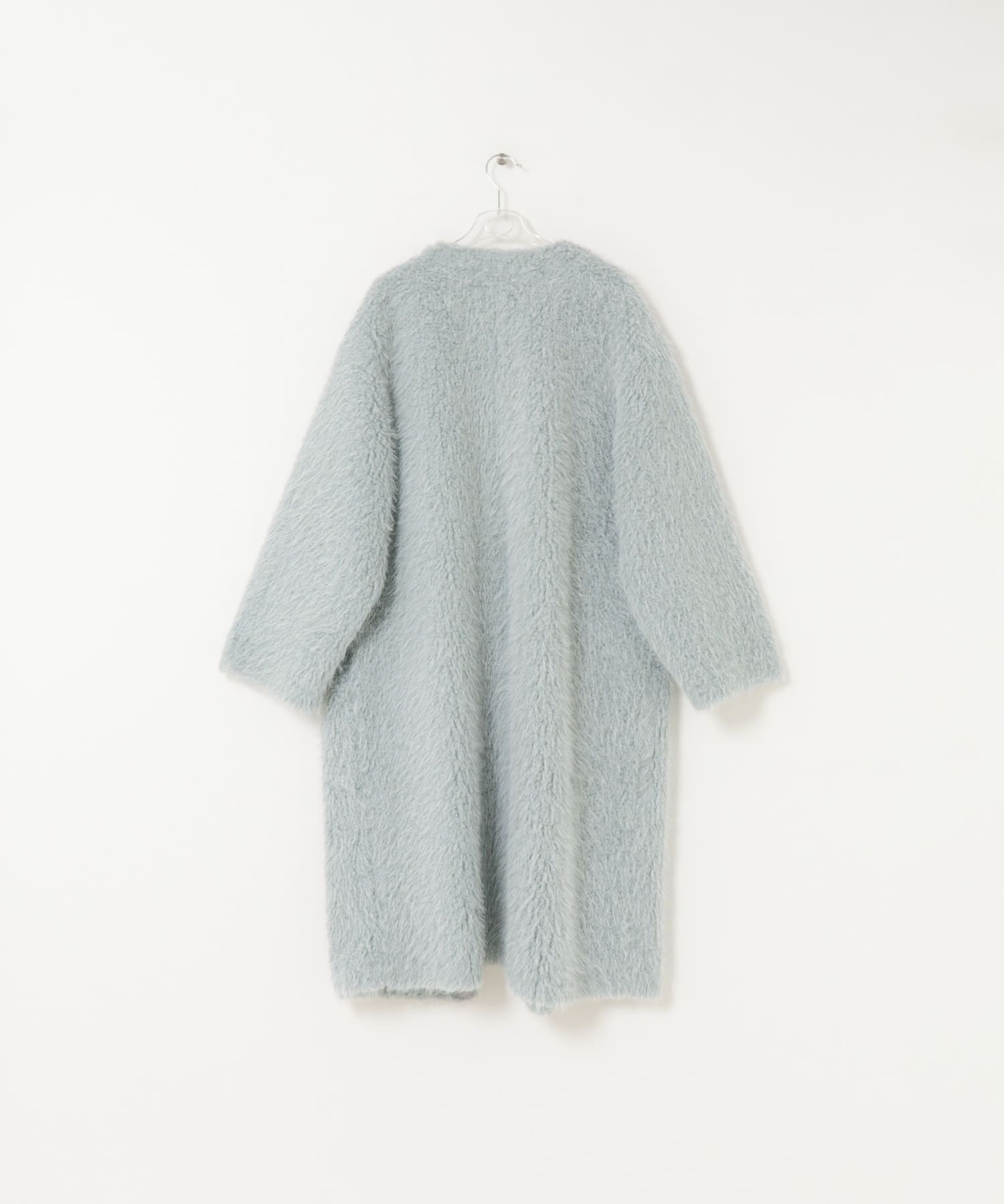 long boa coat スカイ Free