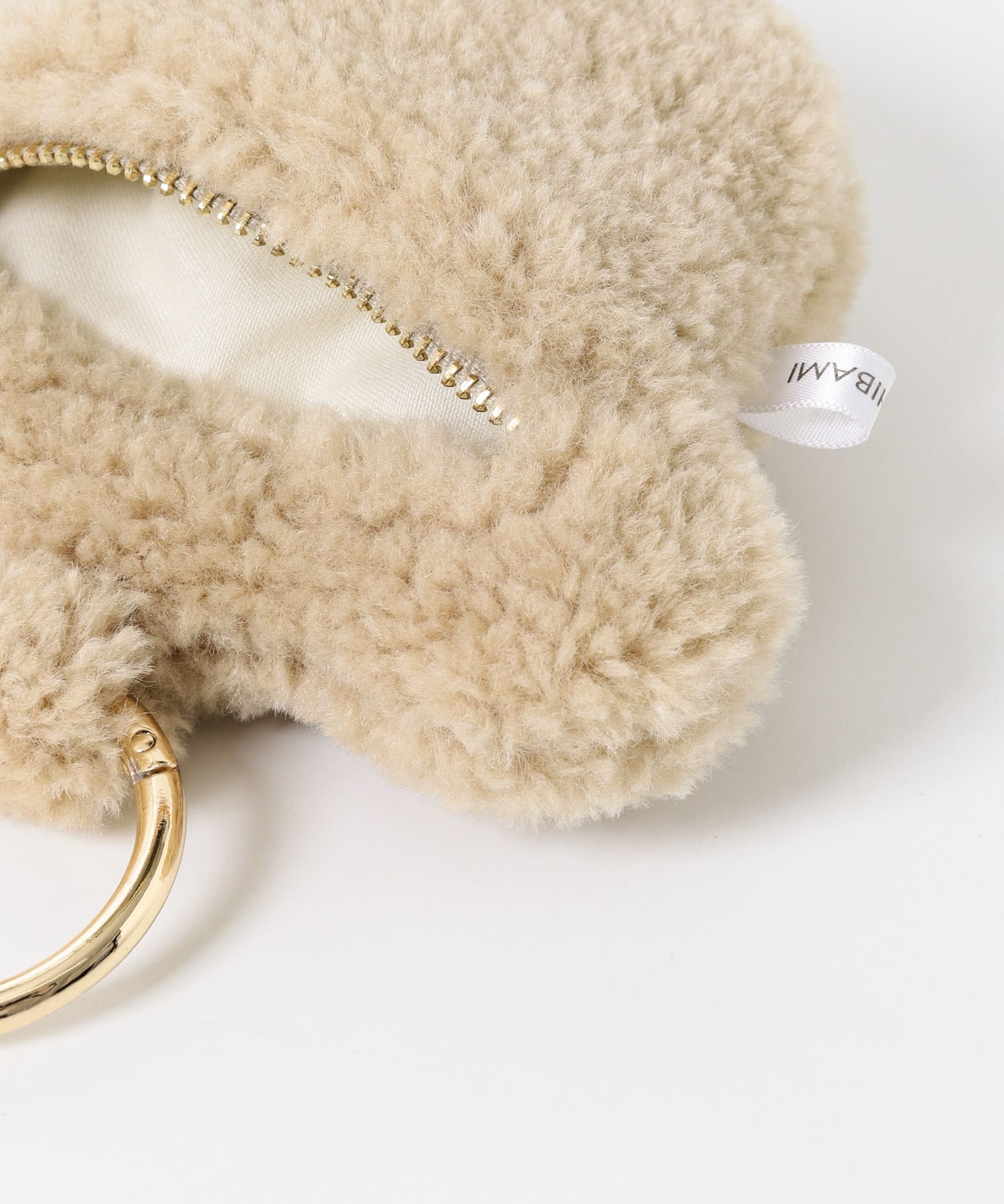 hashibami　ぬいぐるみくまチャーム GRAY BEIGE One