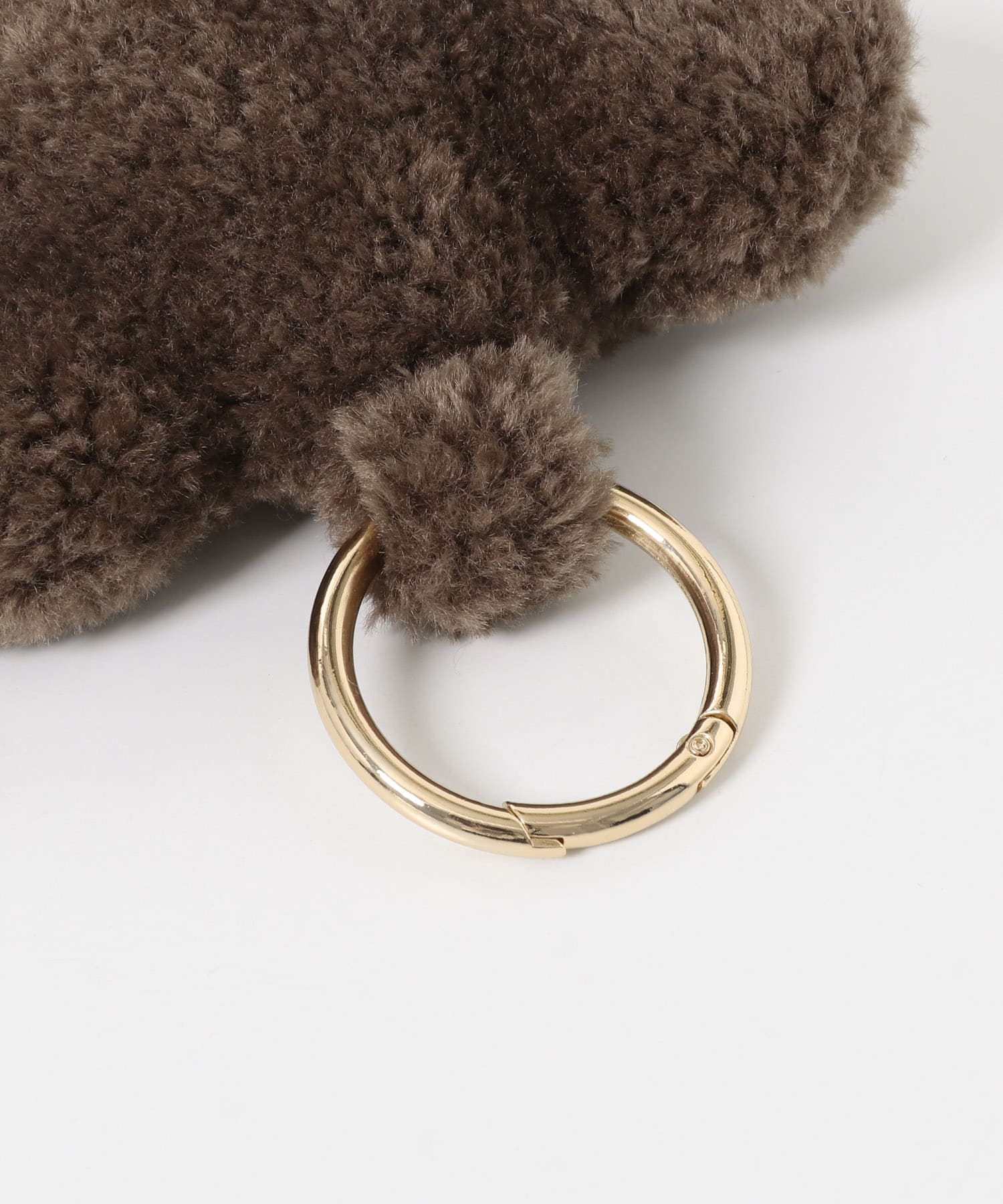 hashibami　ぬいぐるみくまチャーム D.BROWN One