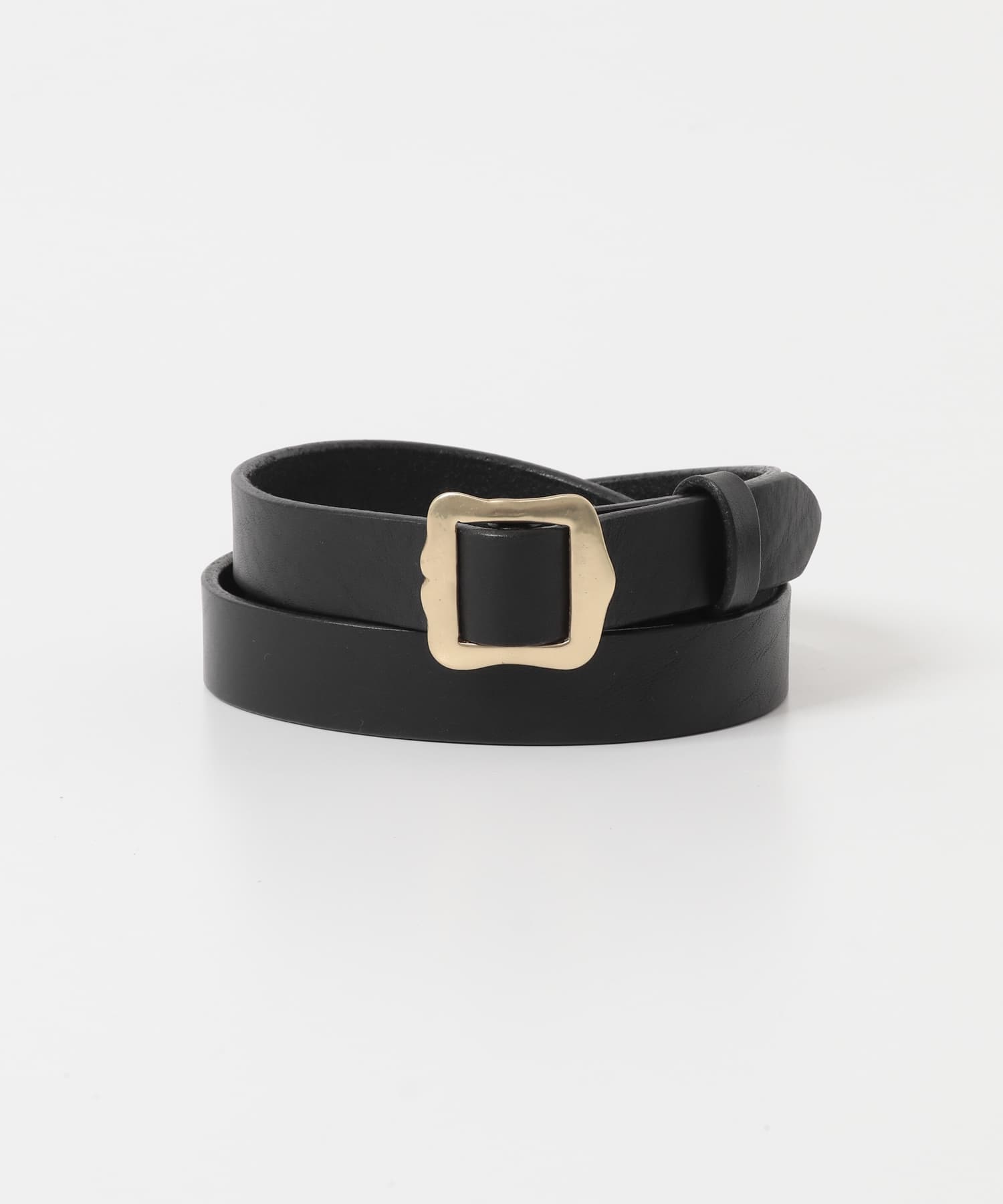 atelier brugge　WAVE BUCKLE SLIDE BELT
