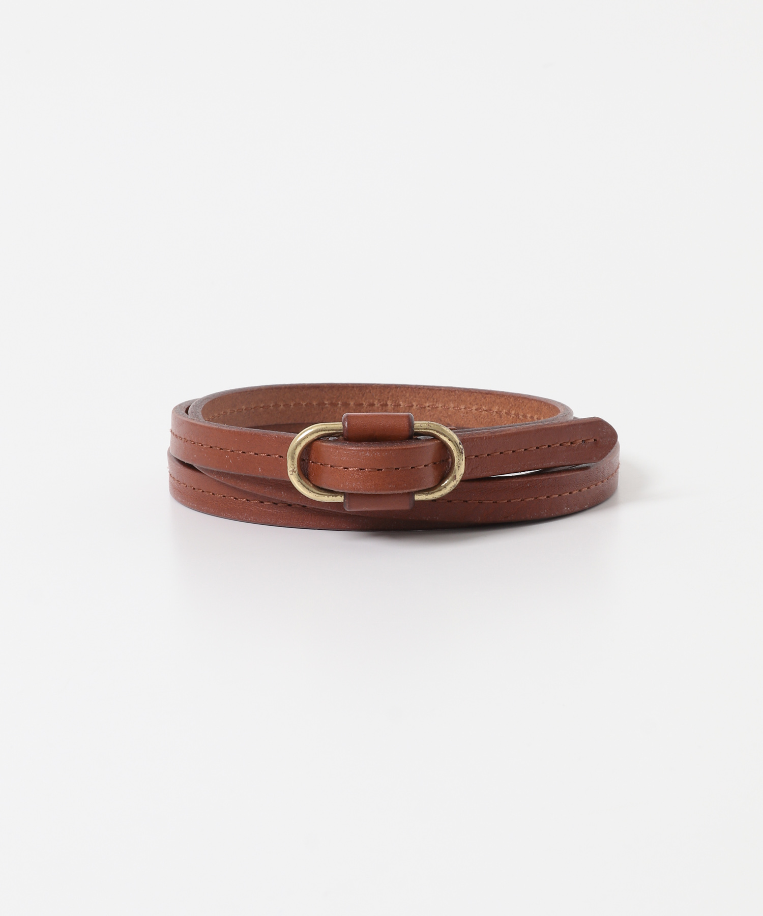 atelier brugge　CENTER STITCH BELT