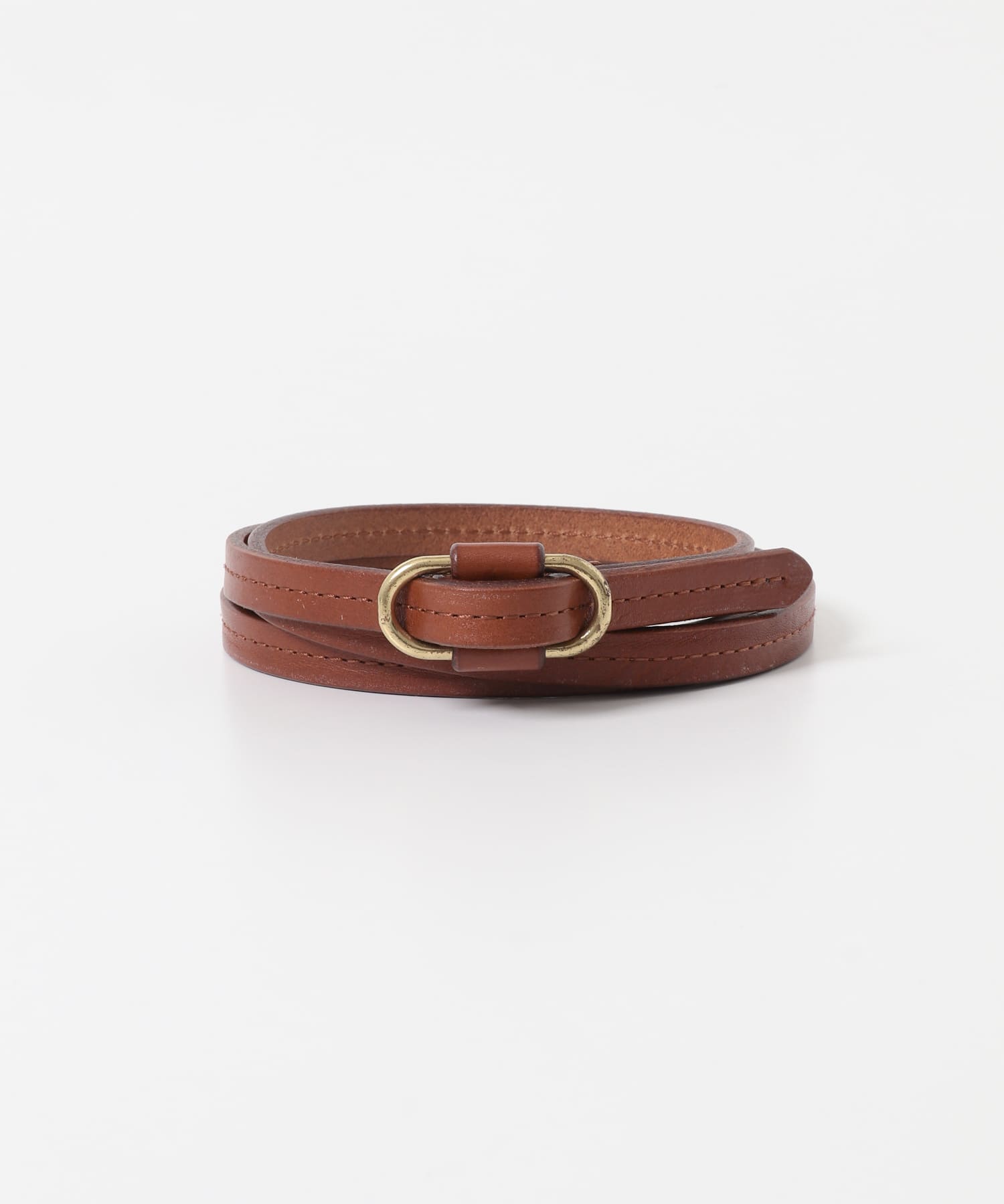 atelier brugge　CENTER STITCH BELT