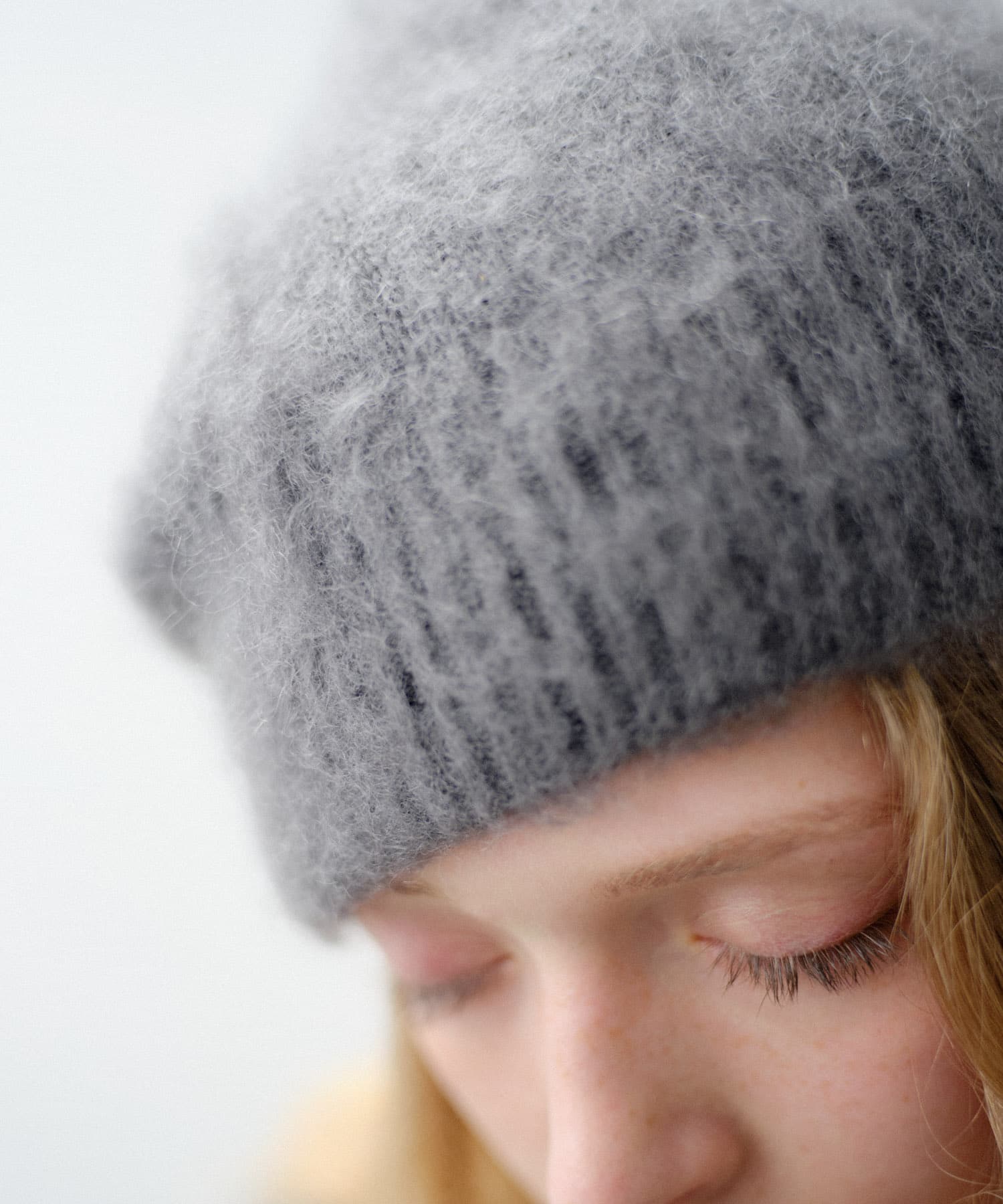 ASAUCE MELER モヘアシルクヘアリーコンパクトワッチ(one SteelGray