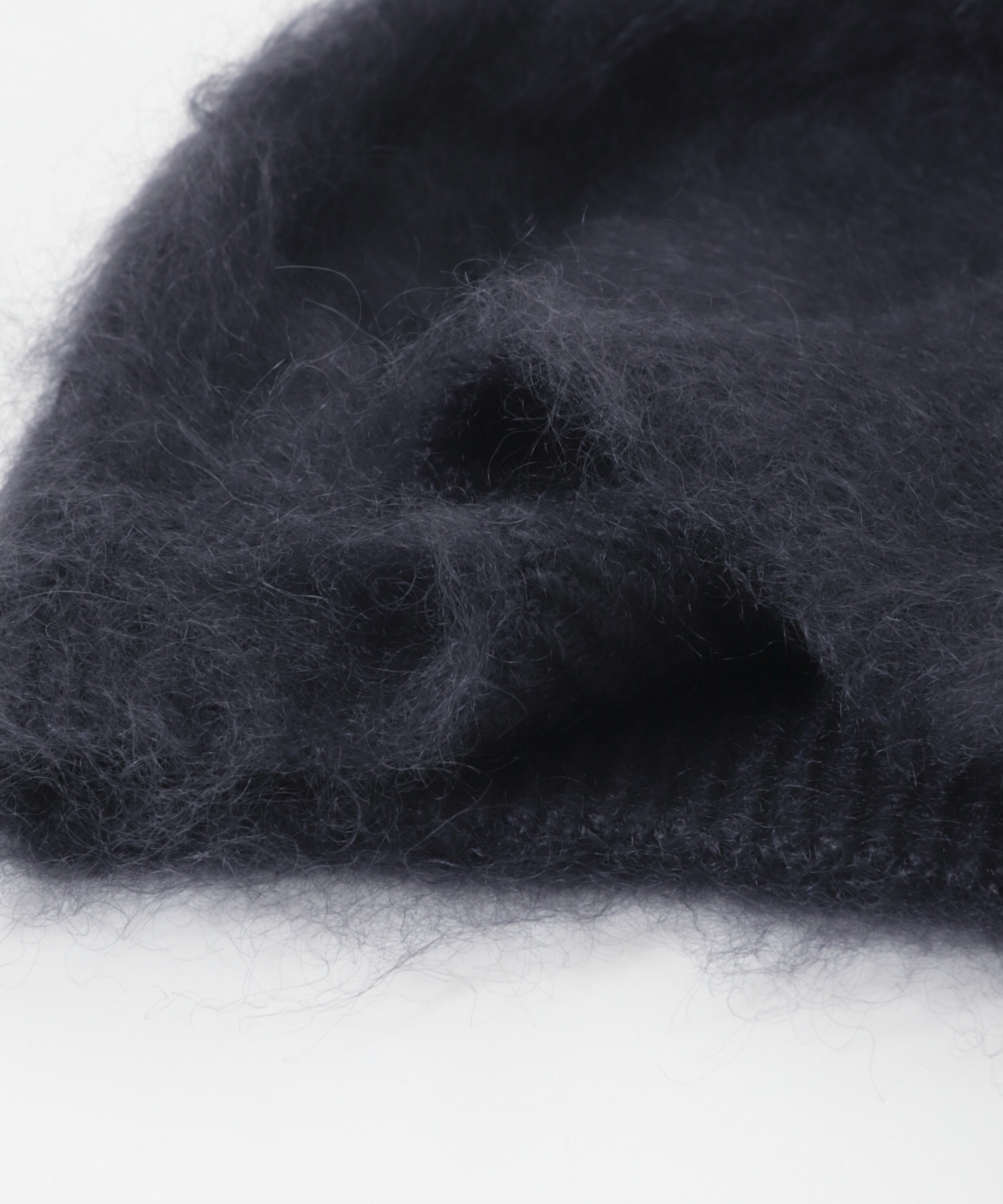 ASAUCE MELER　モヘアシルクヘアリーコンパクトワッチ NAVY one