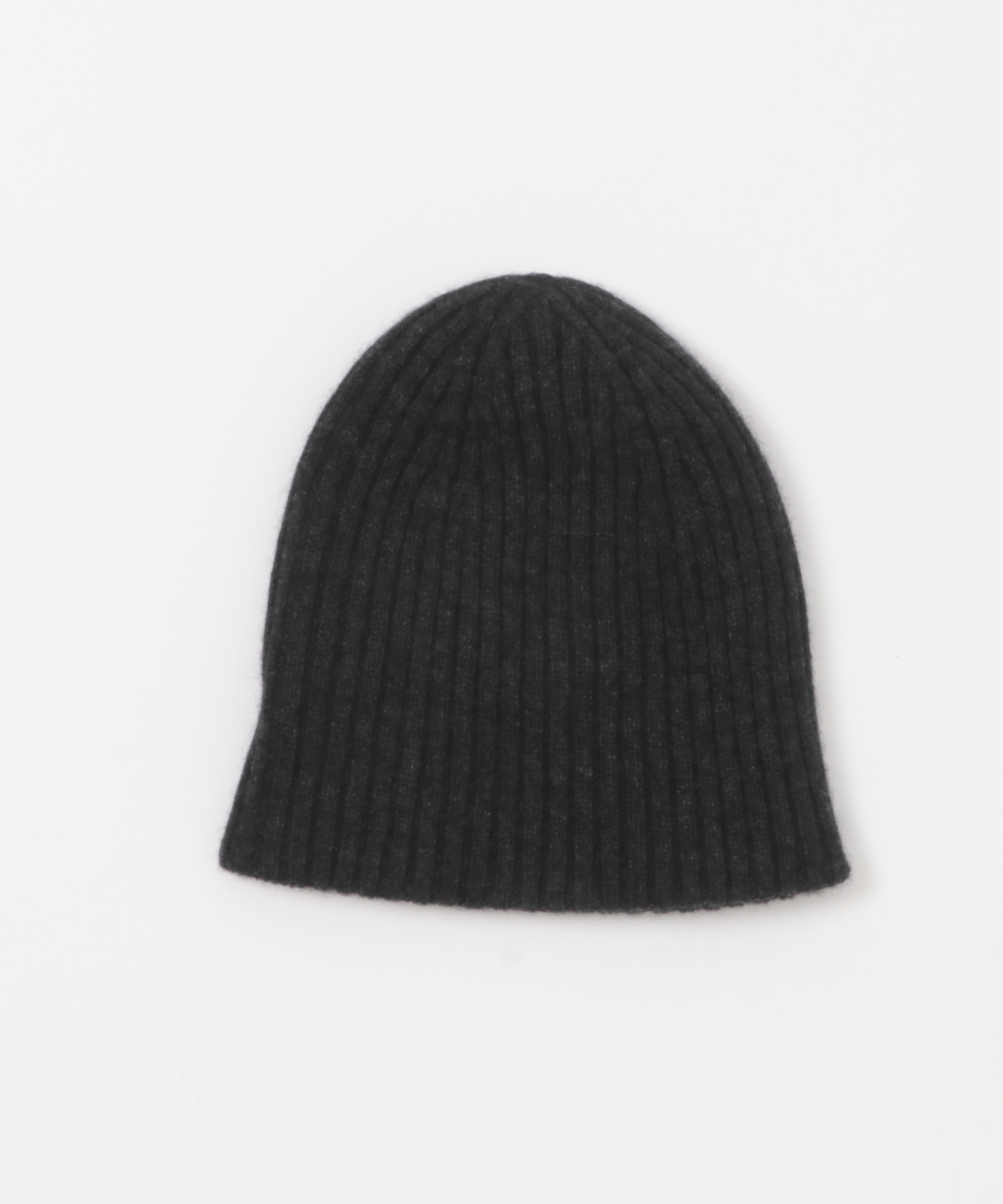 ASAUCE MELER　ミドルゲージカシミヤリブワッチ Charcoal one