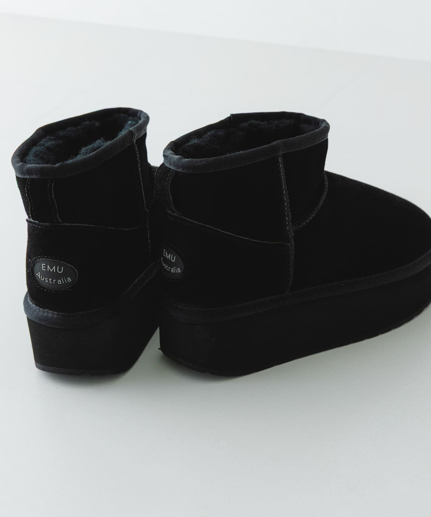 EMU　PLATFORM MICRO WOOL BLACK 7