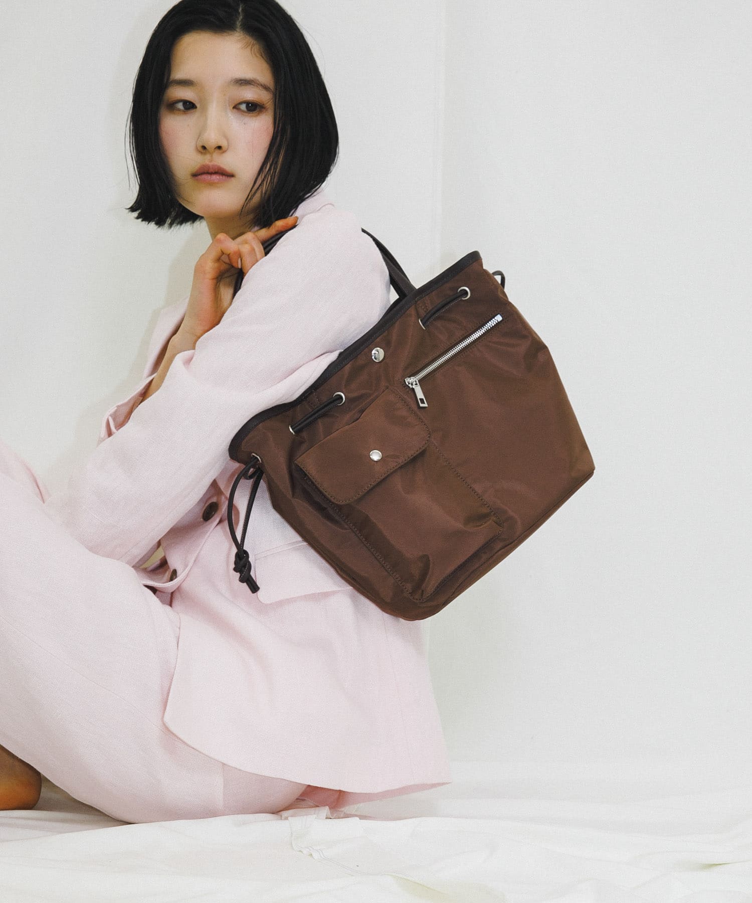 『Msize』hun RODESKO　Dual pocket tote medium