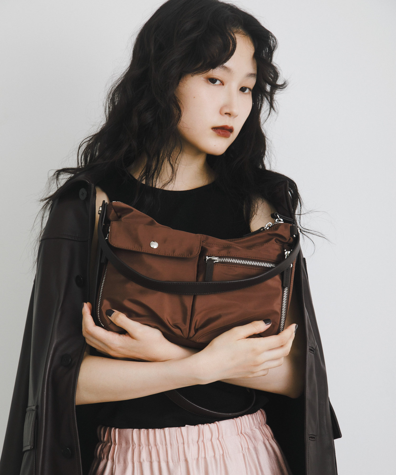 hun RODESKO　Dual pocket BROWN One