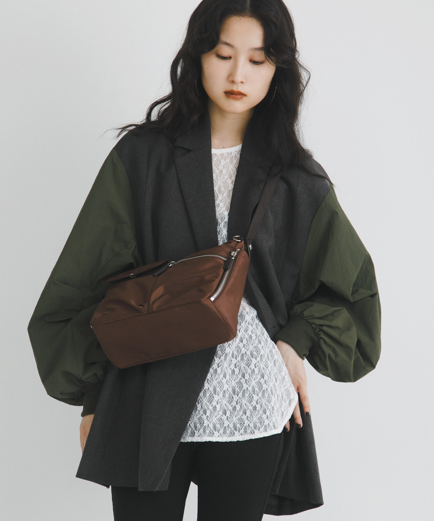 hun RODESKO　Dual pocket BROWN One