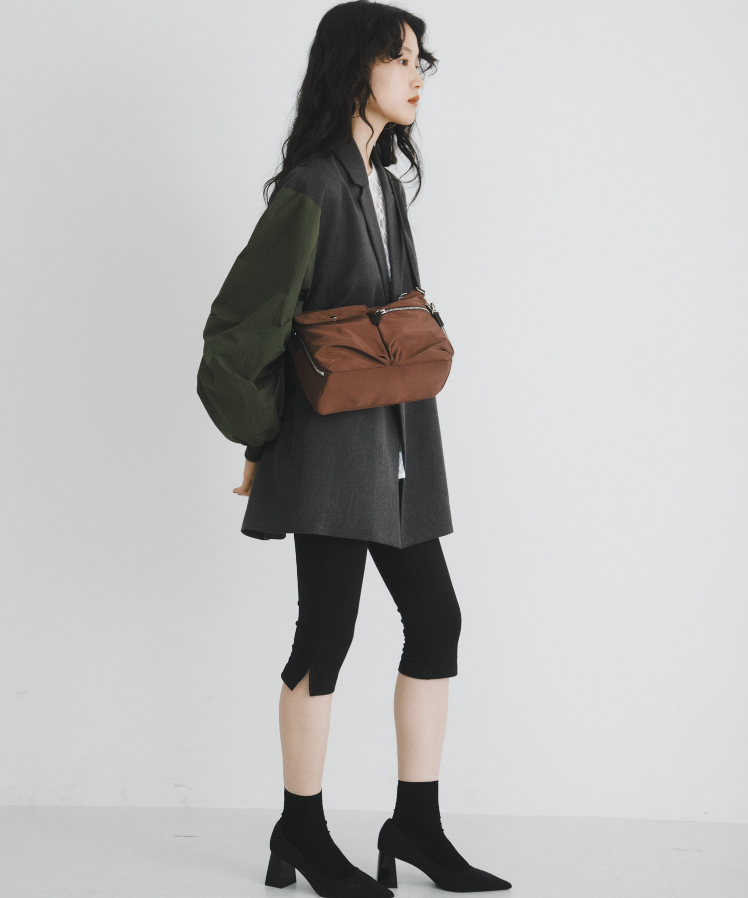 hun RODESKO　Dual pocket BROWN One