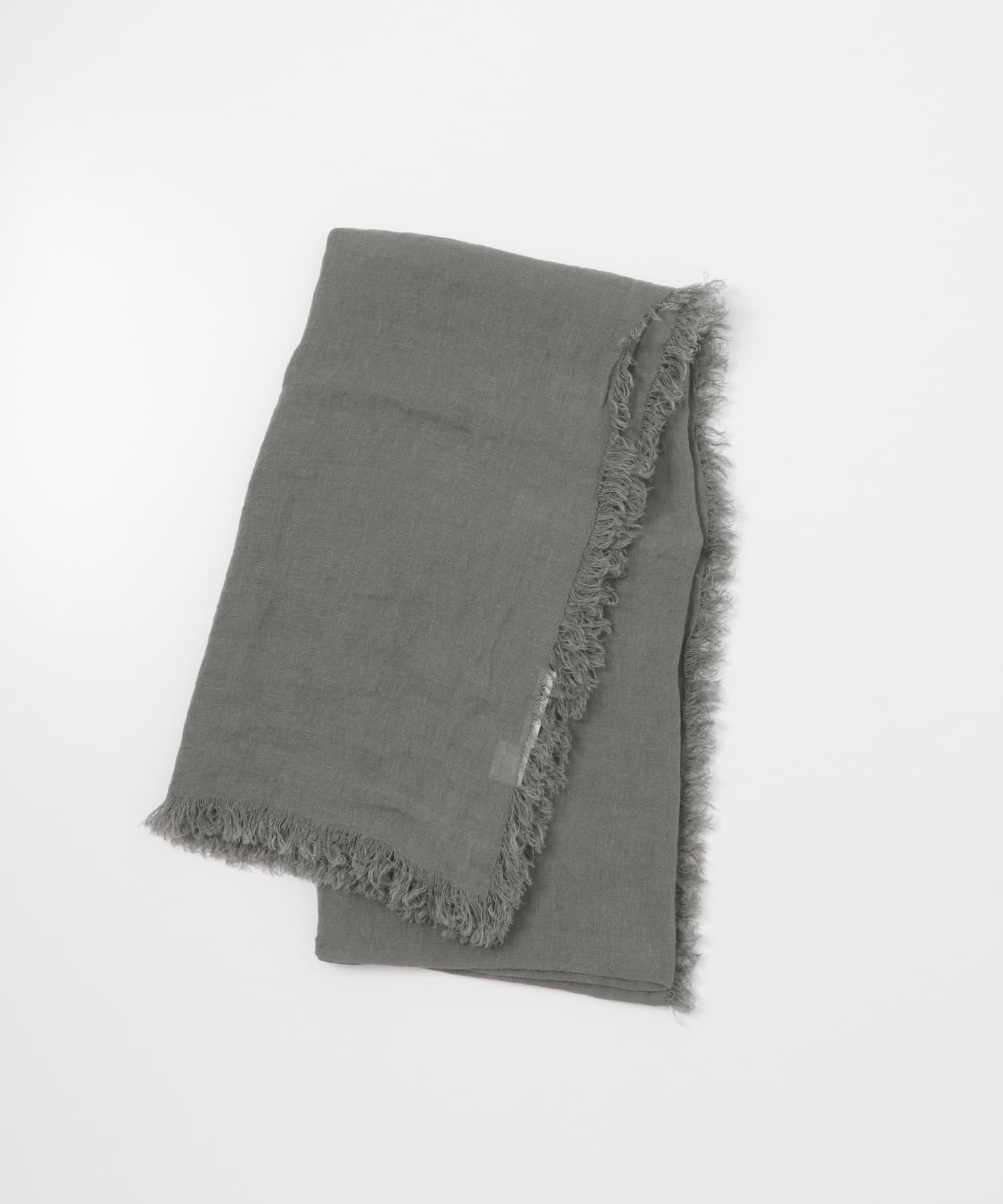 ASAUCE MELER　フランダース産リネンガーゼストール M.Gray One