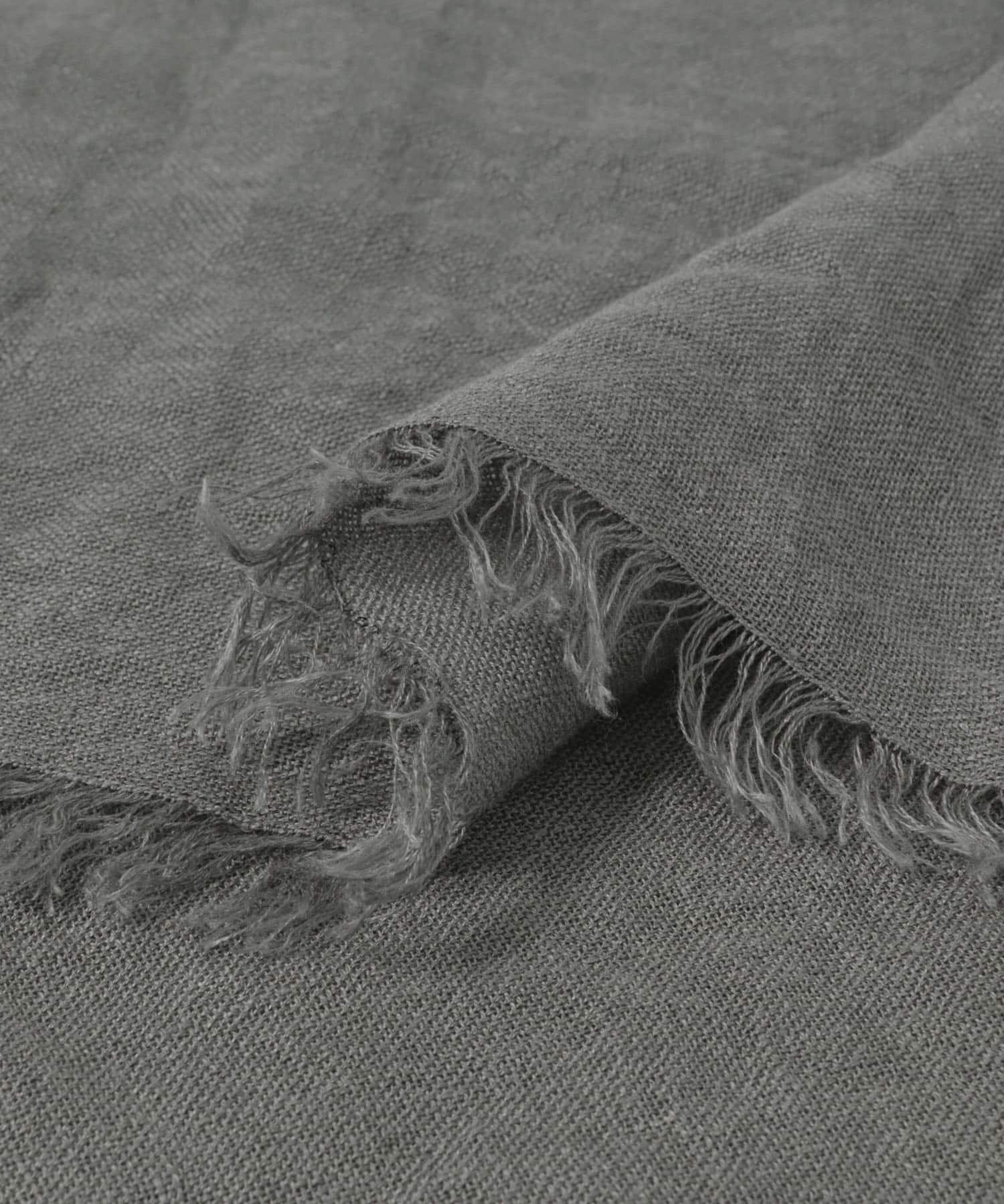 ASAUCE MELER　フランダース産リネンガーゼストール M.Gray One