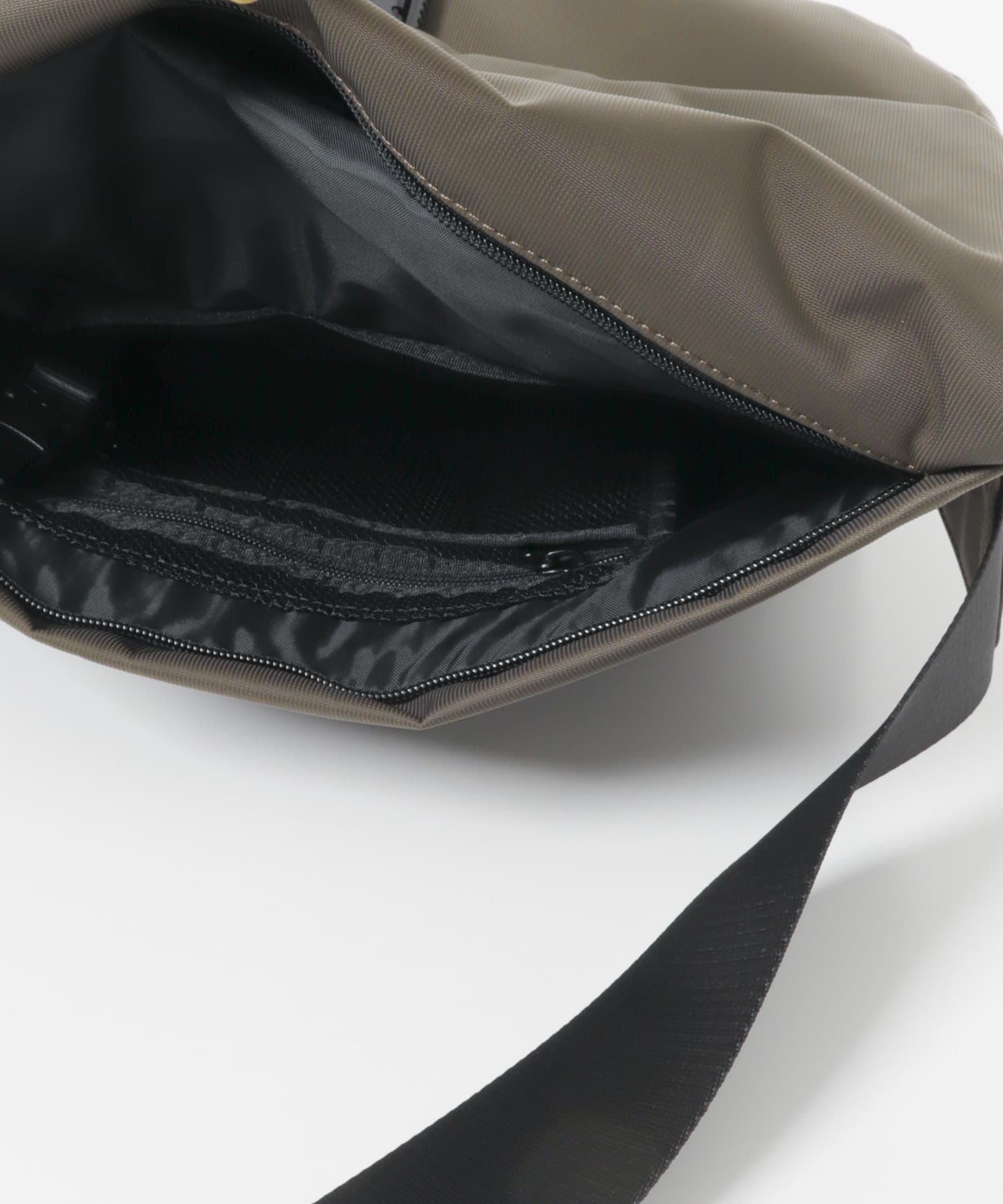 撥水フィドロックショルダーバッグ L KHAKI L