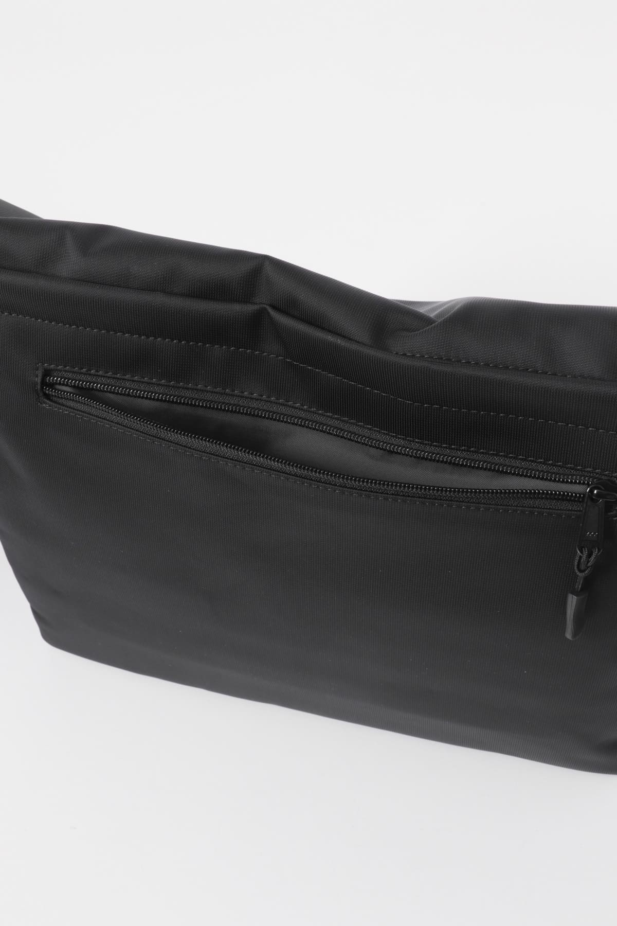 撥水フィドロックショルダーバッグ L BLACK L