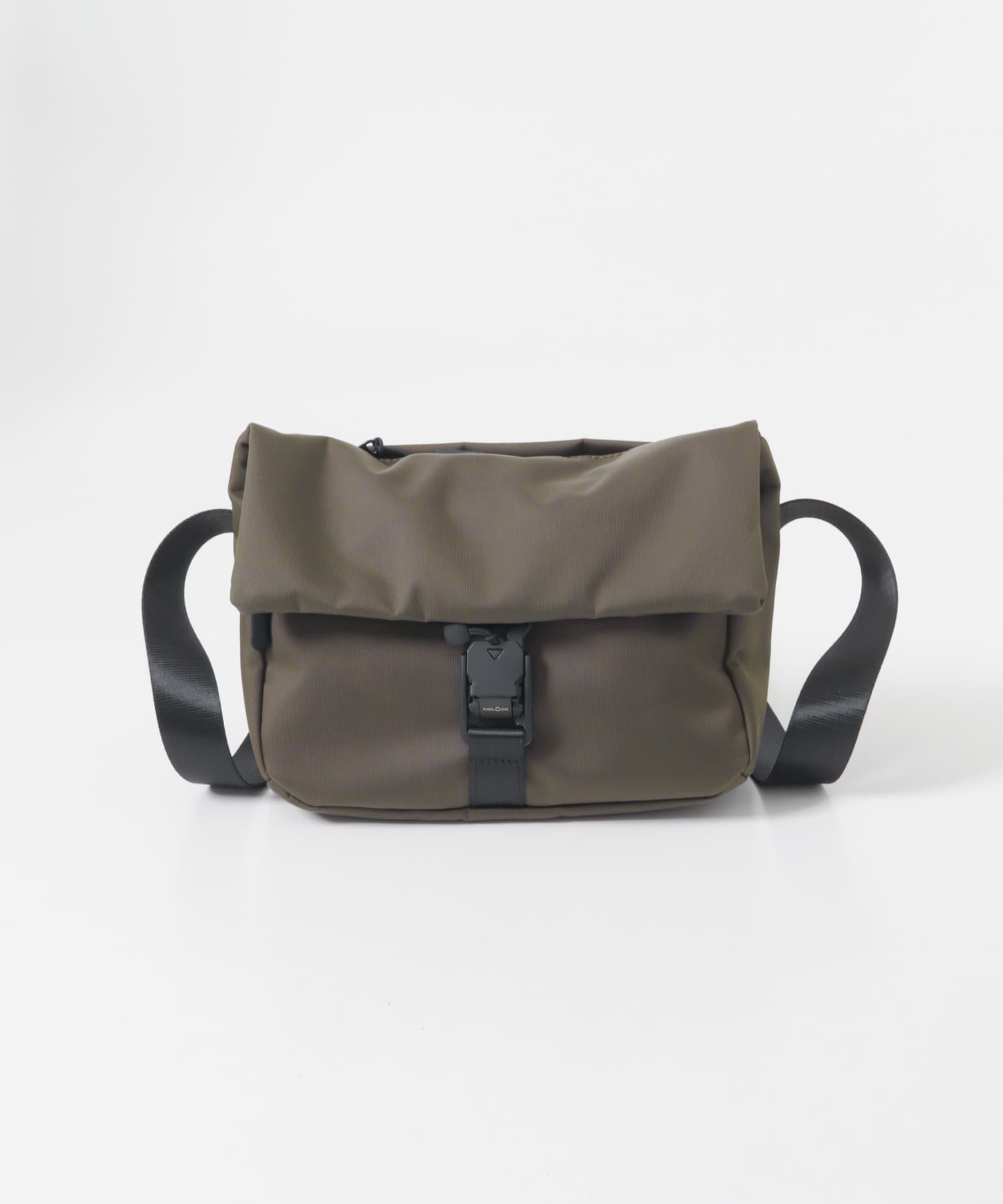 撥水フィドロックショルダーバッグ S KHAKI S