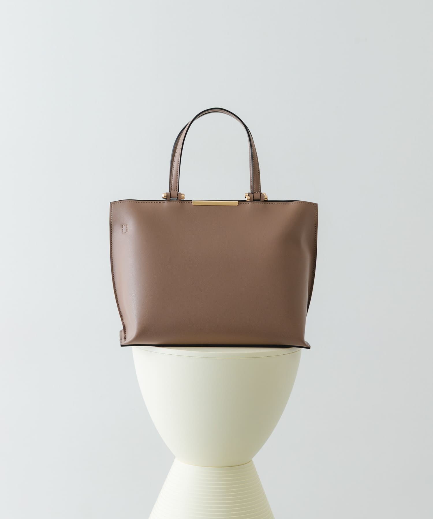 メタル2WAY A4トートバッグ MOCHA One