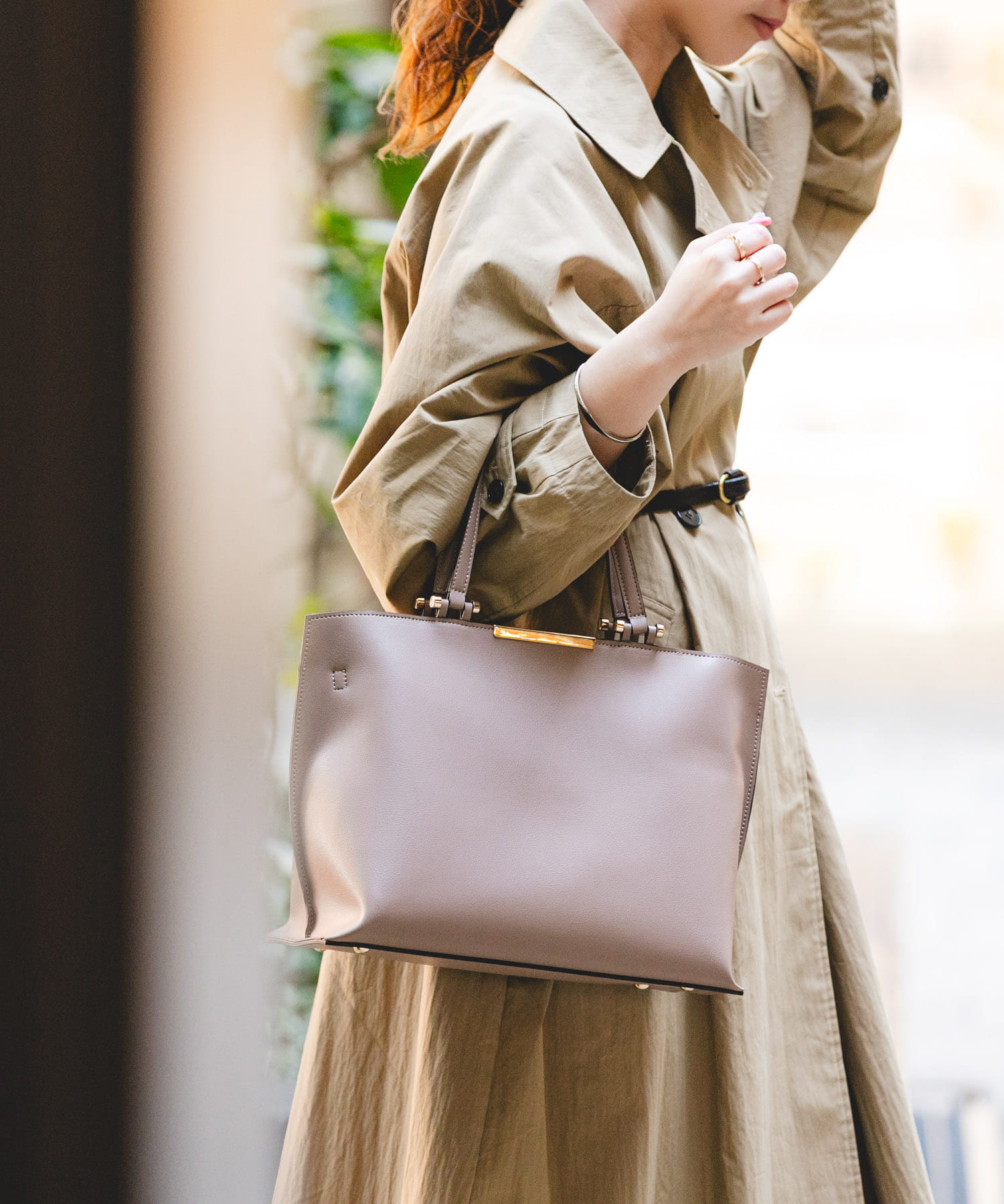 メタル2WAY A4トートバッグ