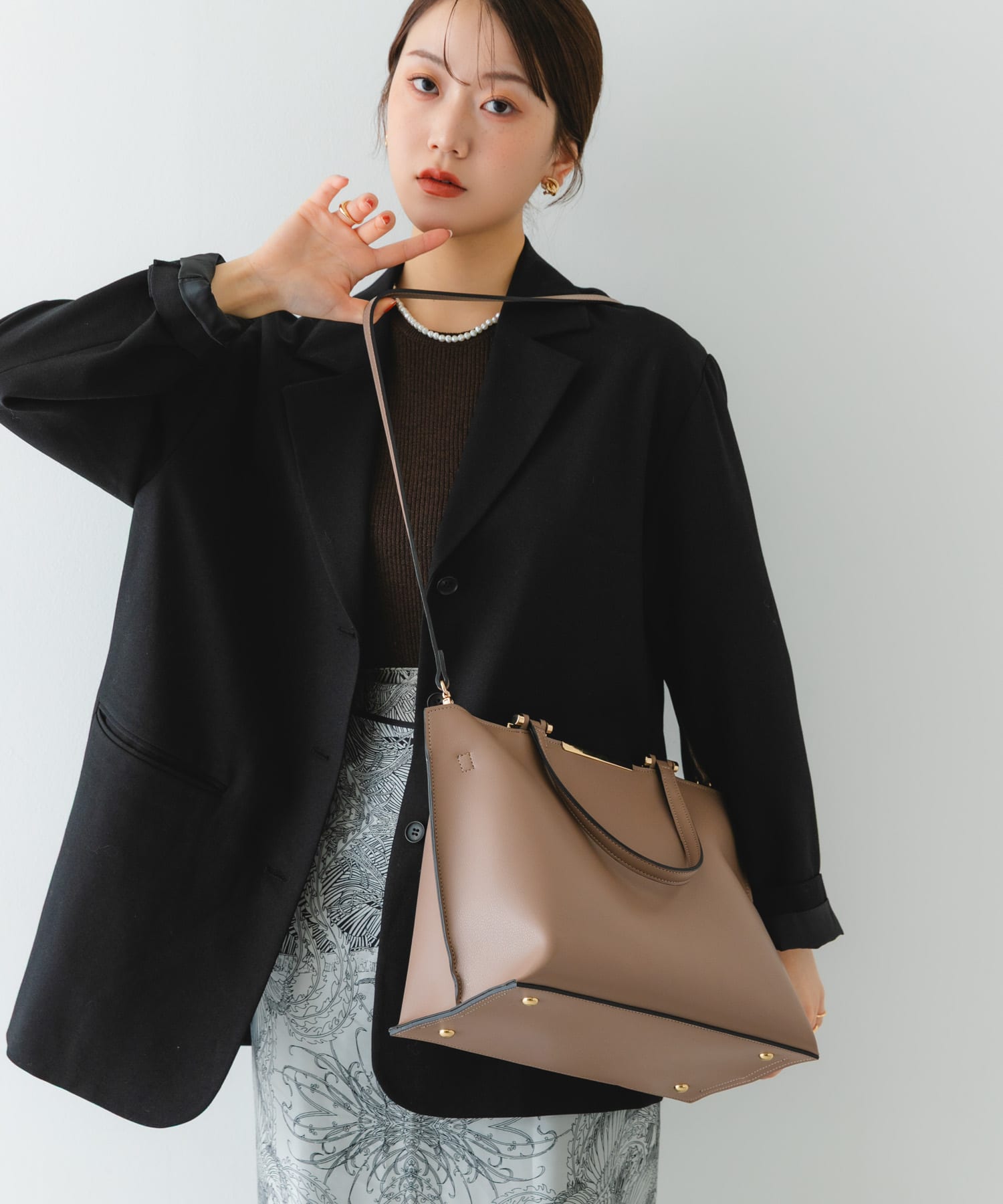 メタル2WAY A4トートバッグ(One MOCHA): バッグ｜URBAN RESEARCH公式